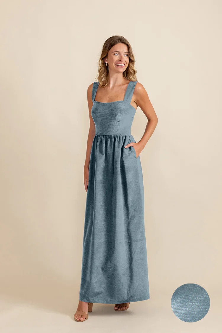 Beckett Bodice with Gathered Skirt in Drapey Bengaline - Image 12