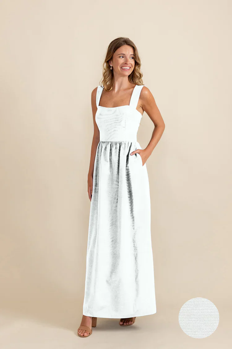 Beckett Bodice with Gathered Skirt in Drapey Bengaline - Image 3