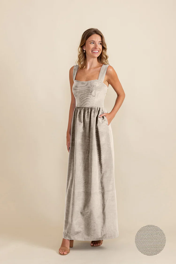 Beckett Bodice with Gathered Skirt in Drapey Bengaline - Image 6