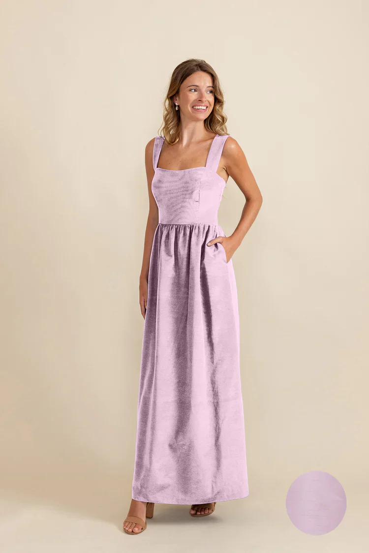 Beckett Bodice with Gathered Skirt in Shantung - Image 12