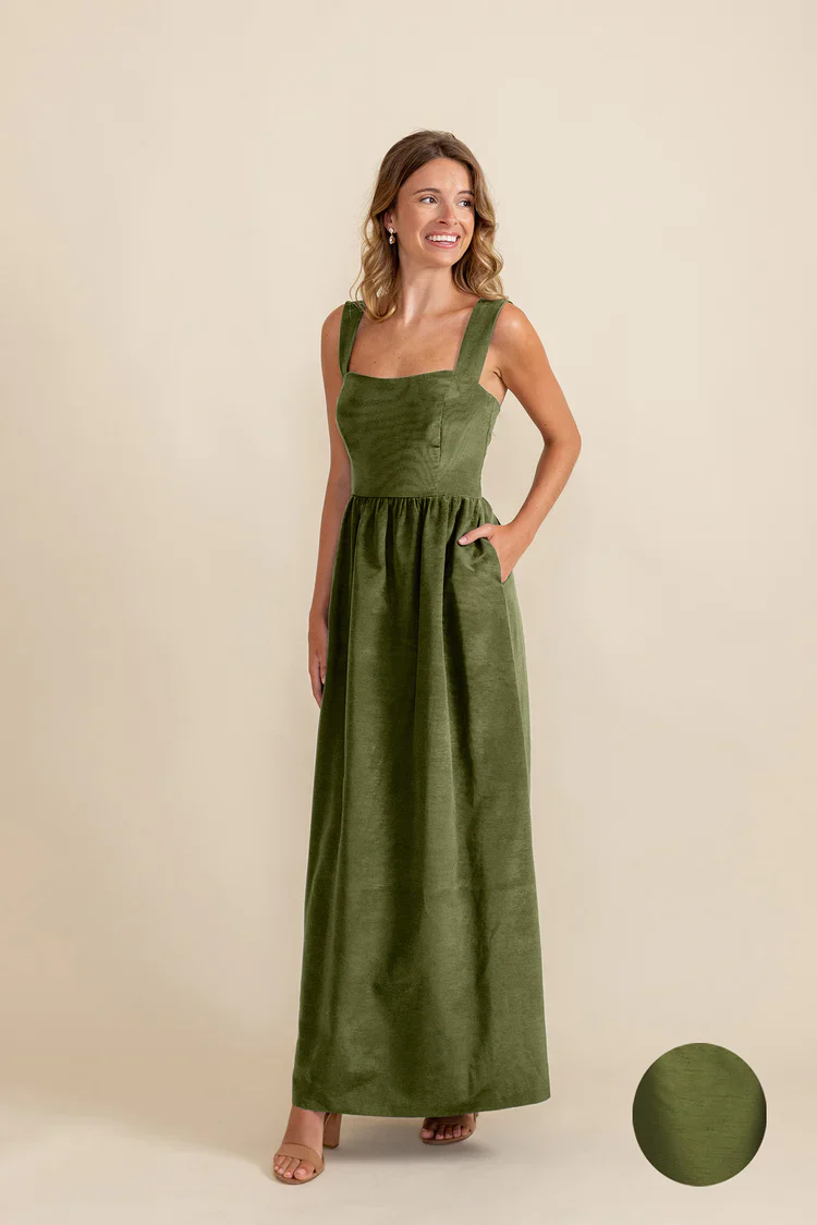 Beckett Bodice with Gathered Skirt in Shantung - Image 14