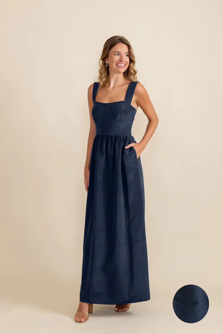 Beckett Bodice with Gathered Skirt in Shantung - Image 17