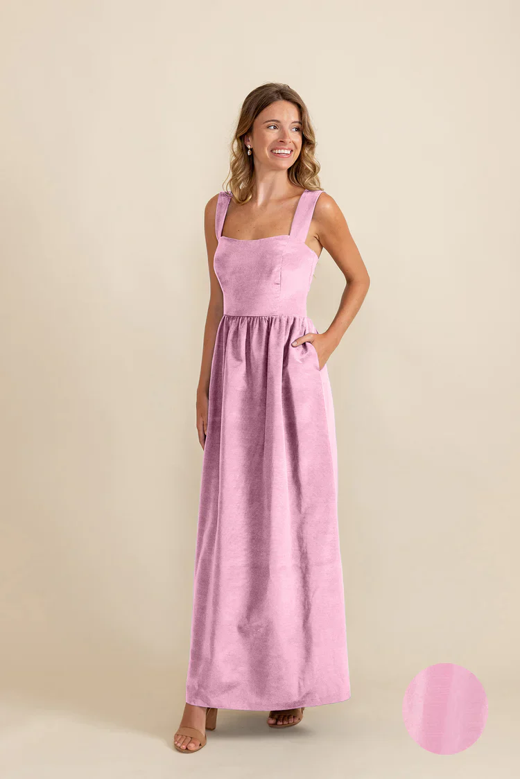 Beckett Bodice with Gathered Skirt in Shantung - Image 9