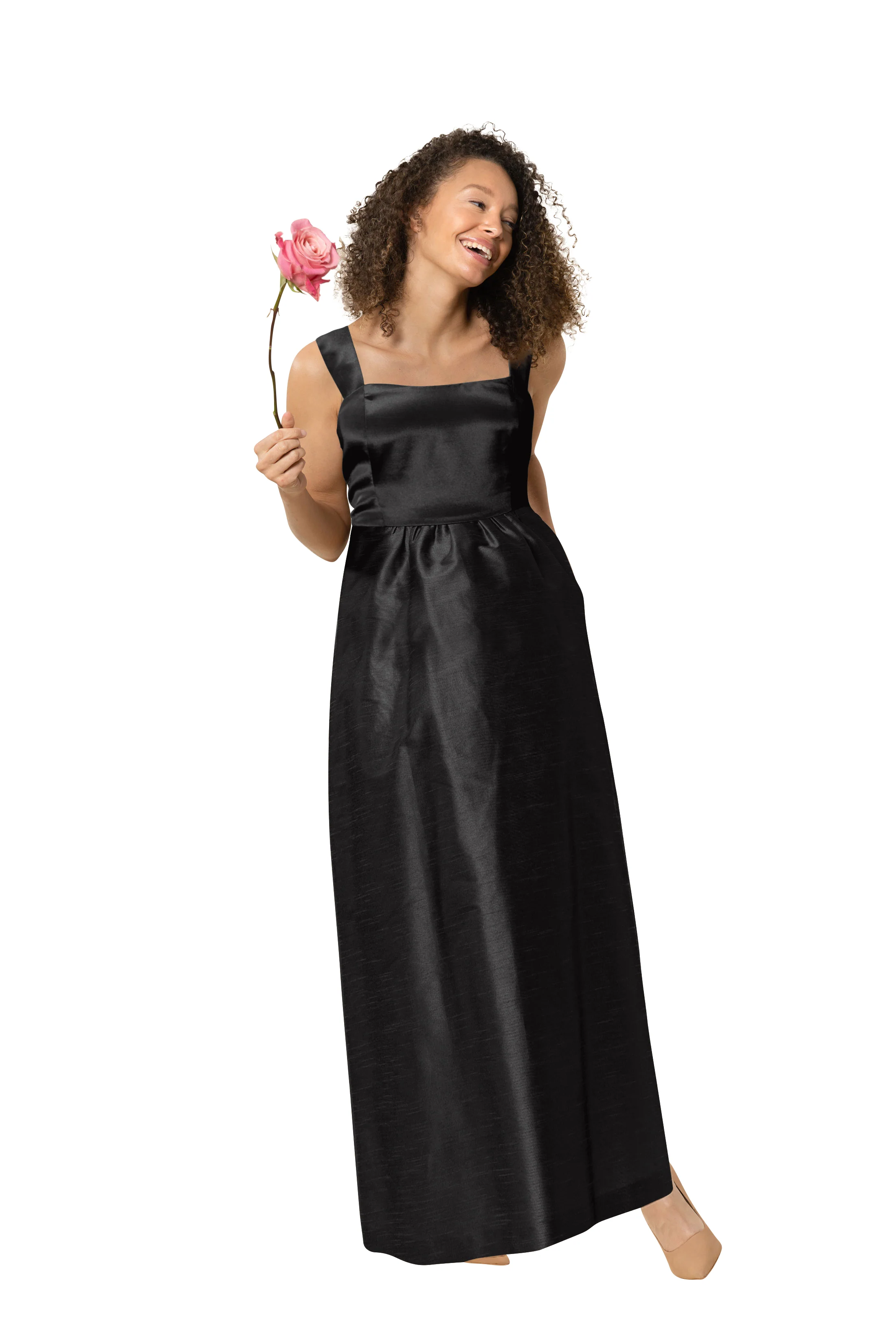 Beckett Bodice With Maternity Skirt in Shantung