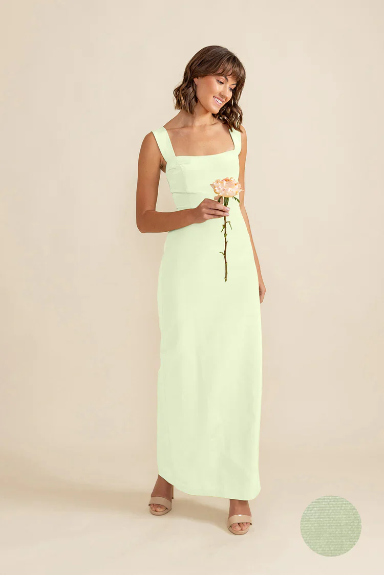 Beckett Bodice With Straight Skirt in Drapey Bengaline - Image 13