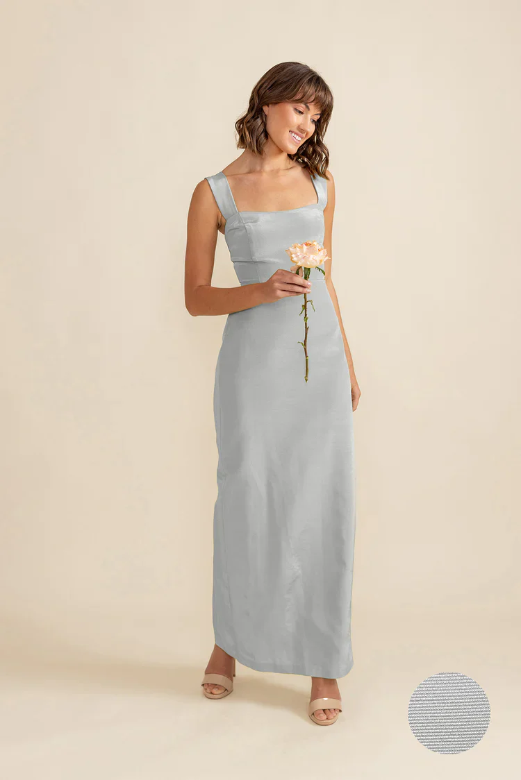 Beckett Bodice With Straight Skirt in Drapey Bengaline - Image 3