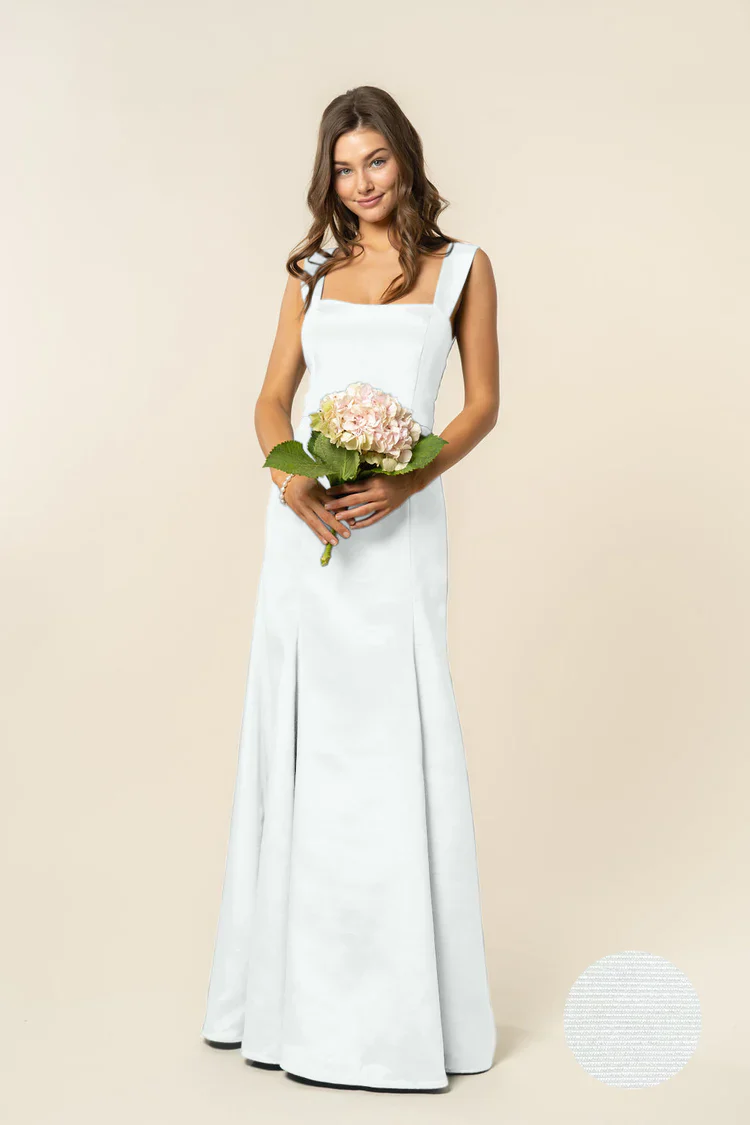 Beckett Bodice with Trumpet Skirt in Drapey Bengaline - Image 2