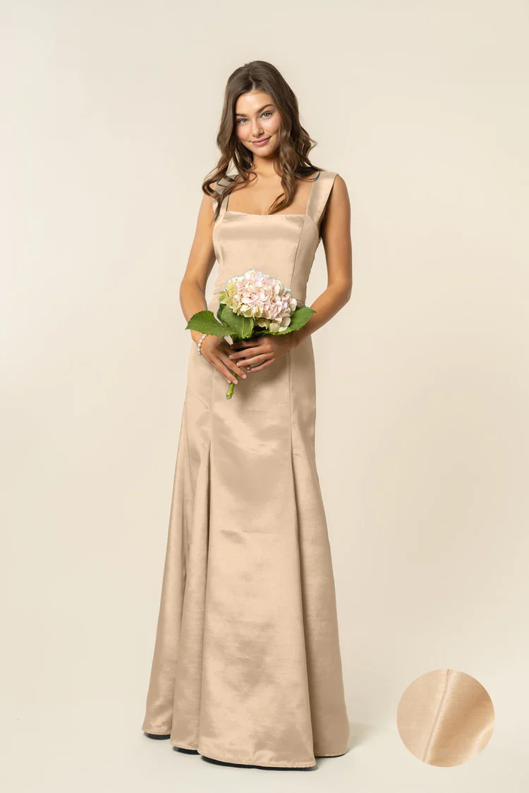 Beckett Bodice with Trumpet Skirt in Shantung - Image 5