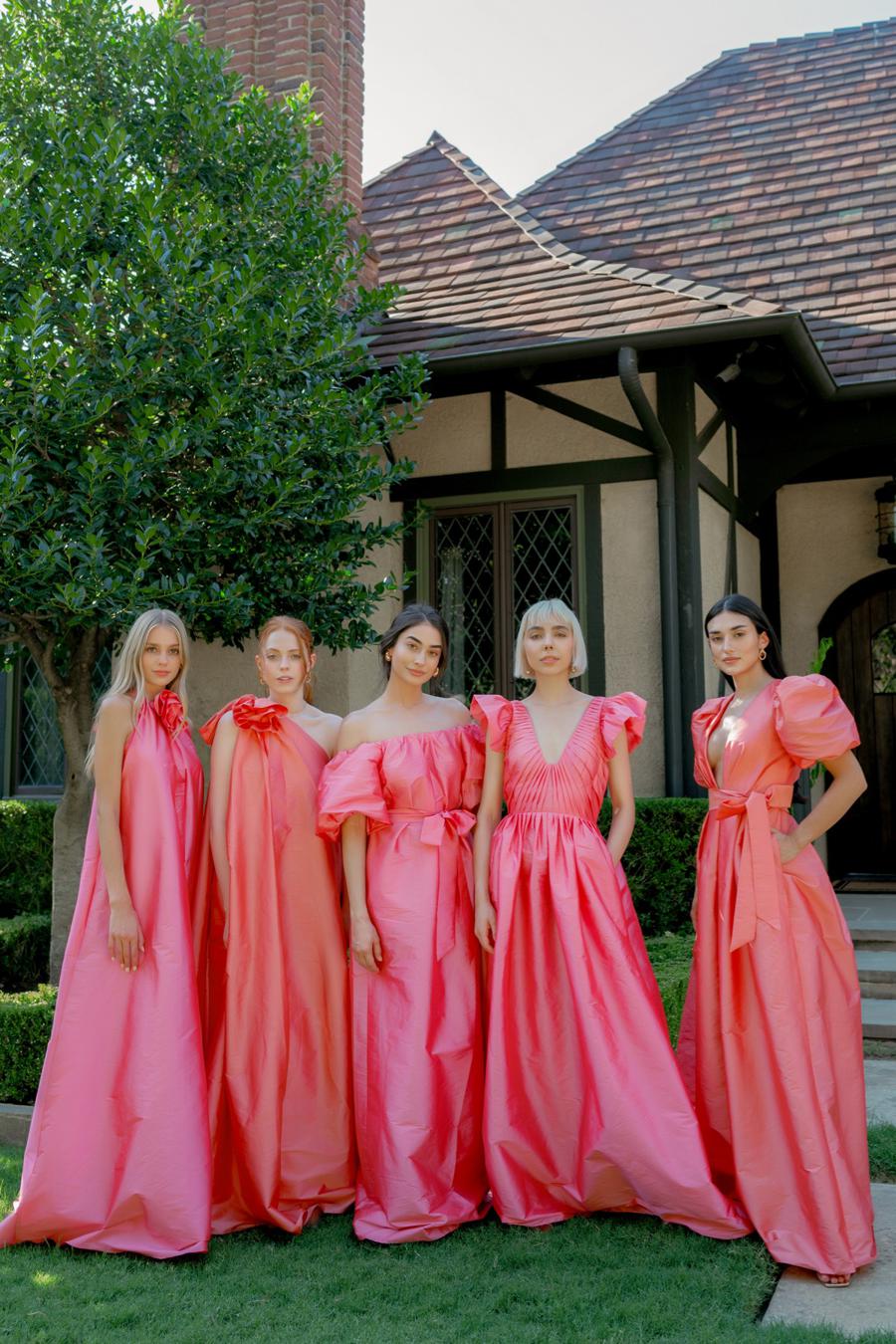 By Watters Evening Style Bloom in Cosmopolitan - Image 3