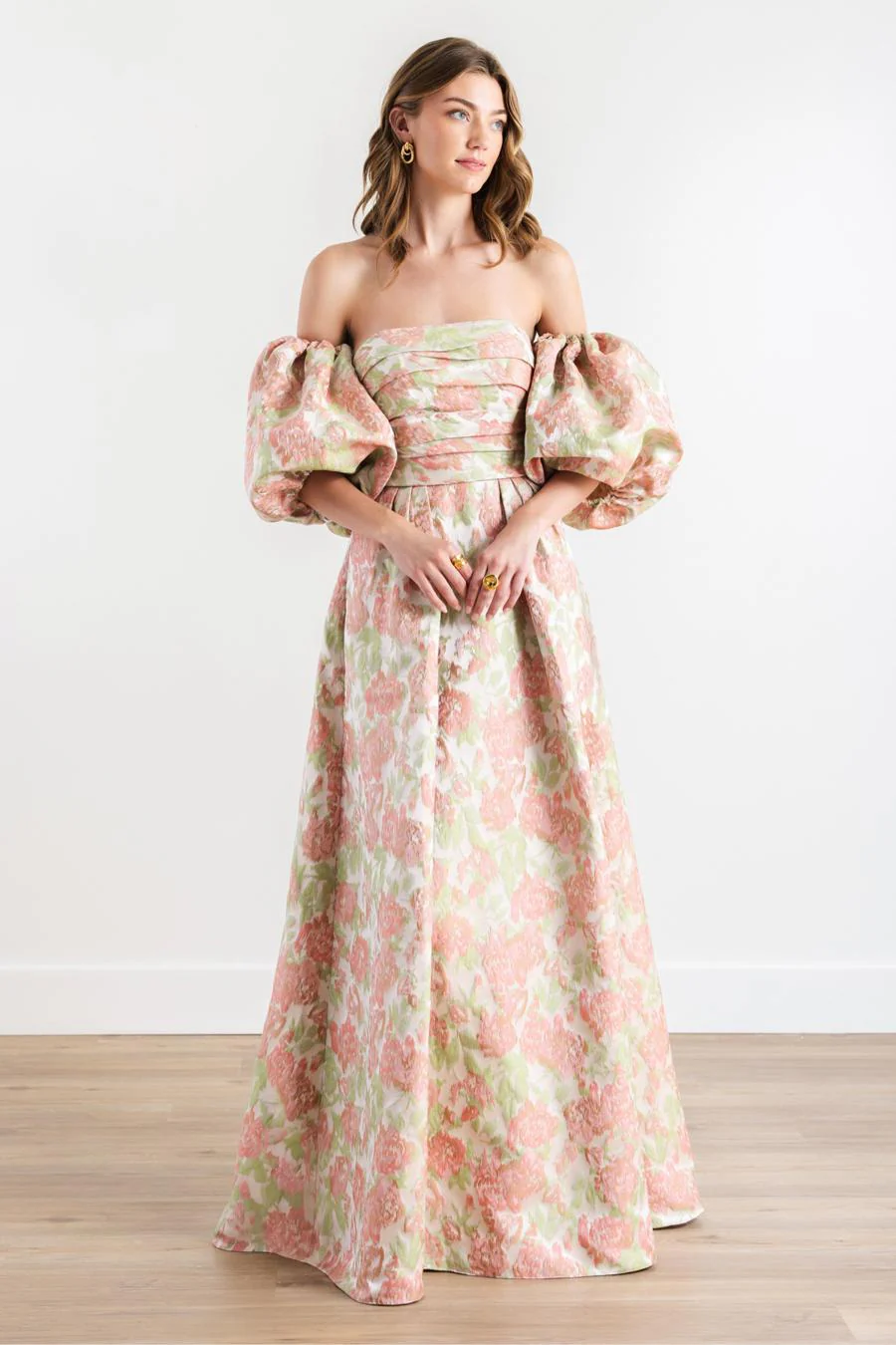 By Watters Evening Style Gnocchi in Garden Party Brocade