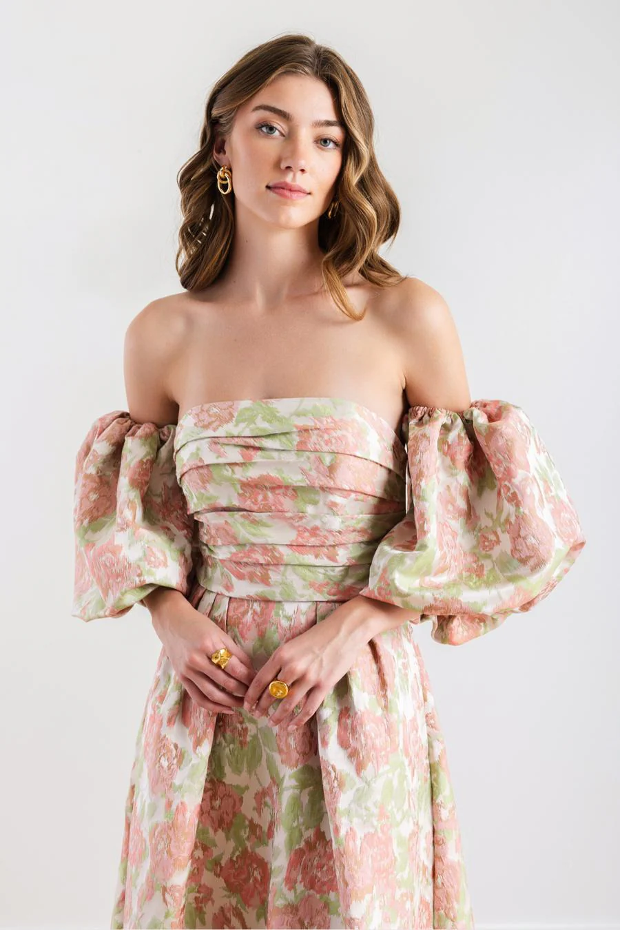 By Watters Evening Style Gnocchi in Garden Party Brocade - Image 3