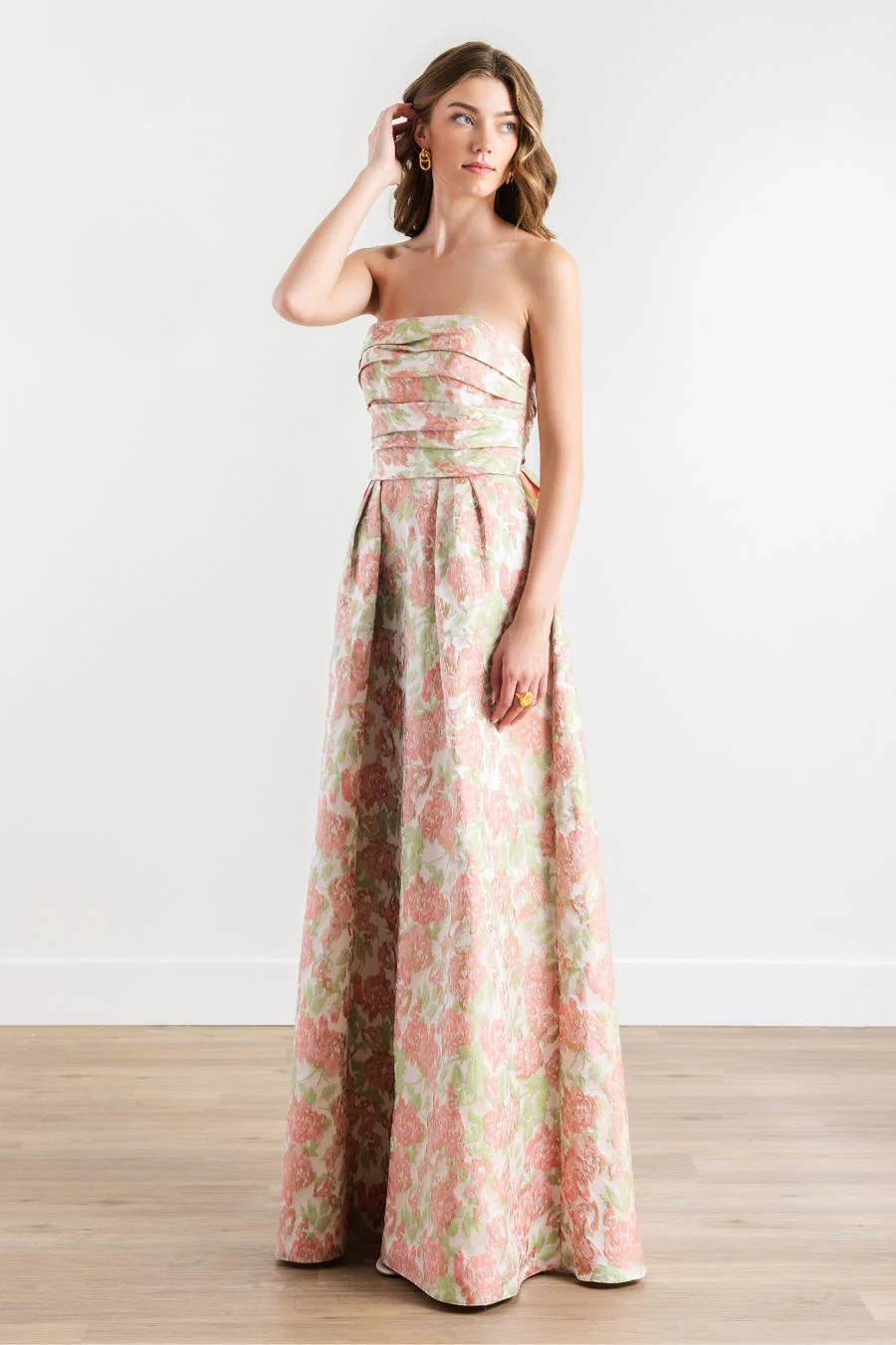 By Watters Evening Style Gnocchi in Garden Party Brocade - Image 7