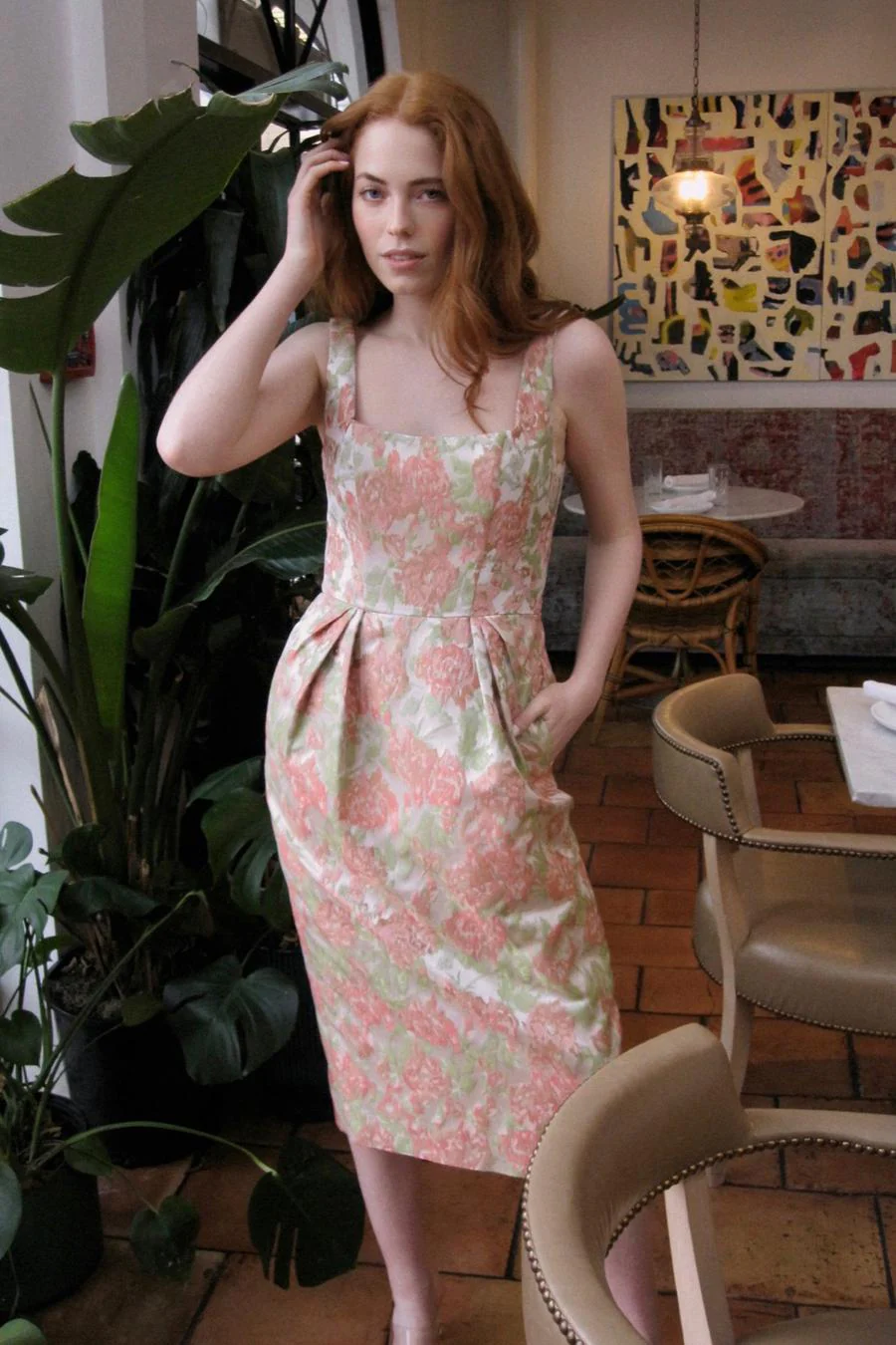 By Watters Evening Style Seaside in Garden Party Brocade - Image 5