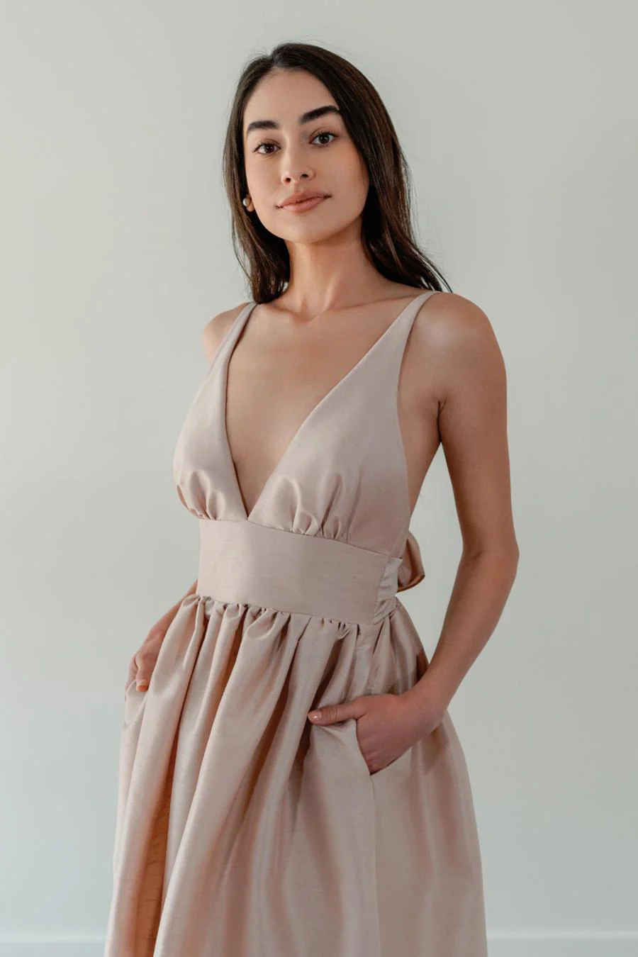 By Watters Evening Style Tidal in Pink Sand - Image 3