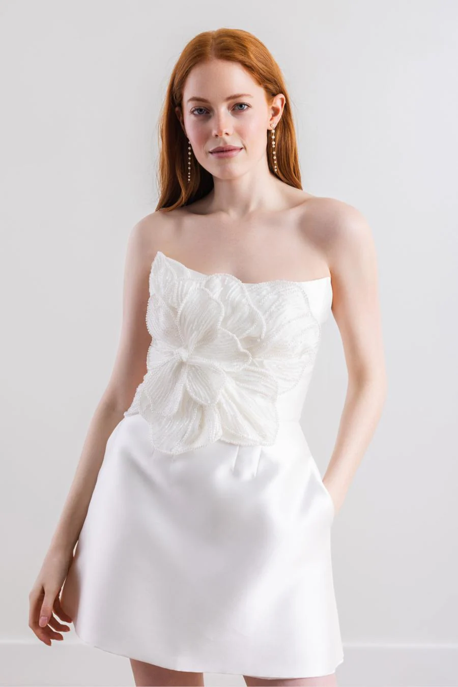 By Watters Little White Dress Brie 31413 - Image 3