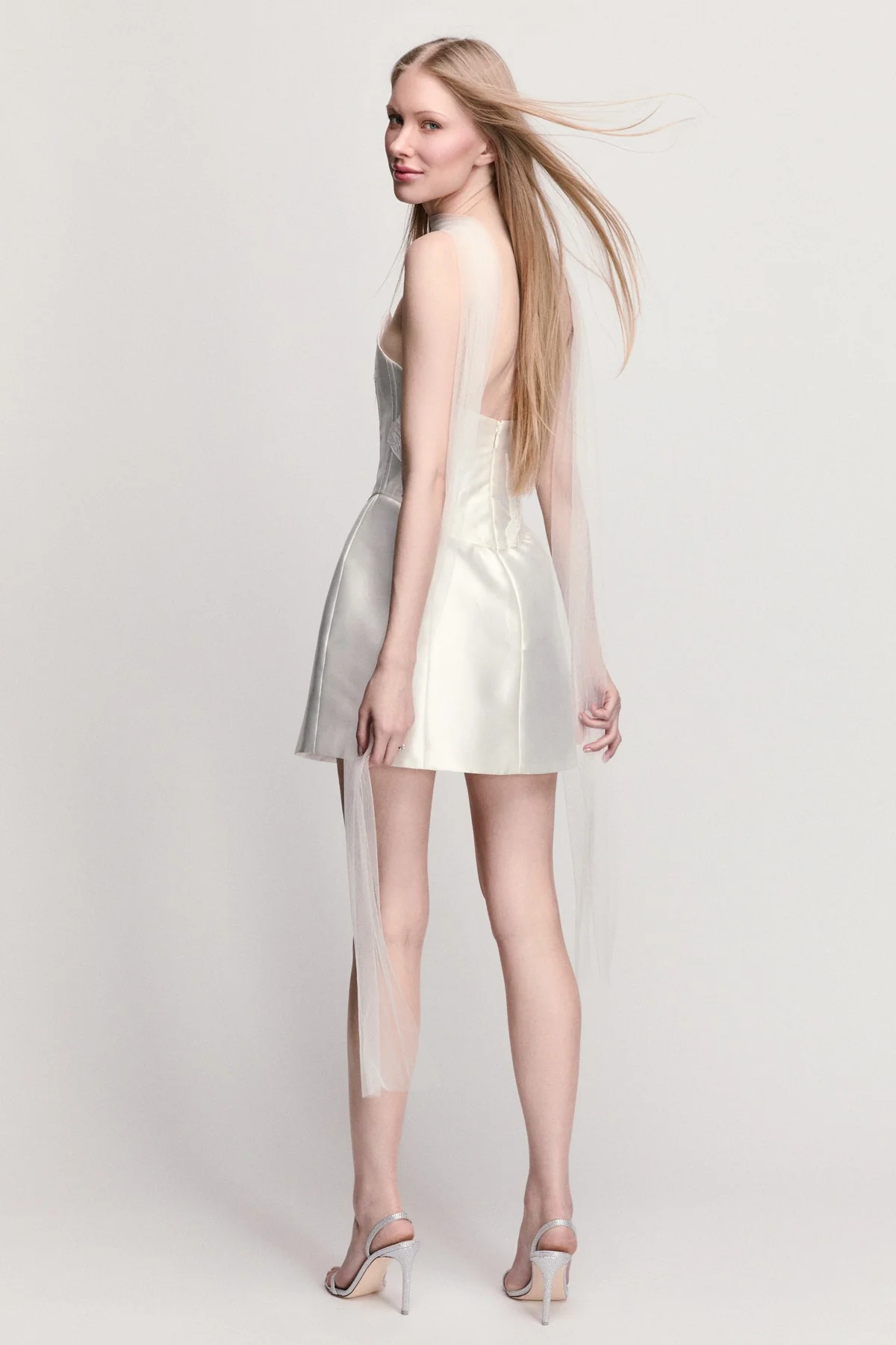 By Watters Little White Dress Elaine 31419 - Image 2