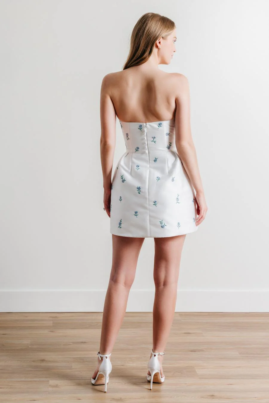 By Watters Little White Dress Etienne 32306 - Image 2