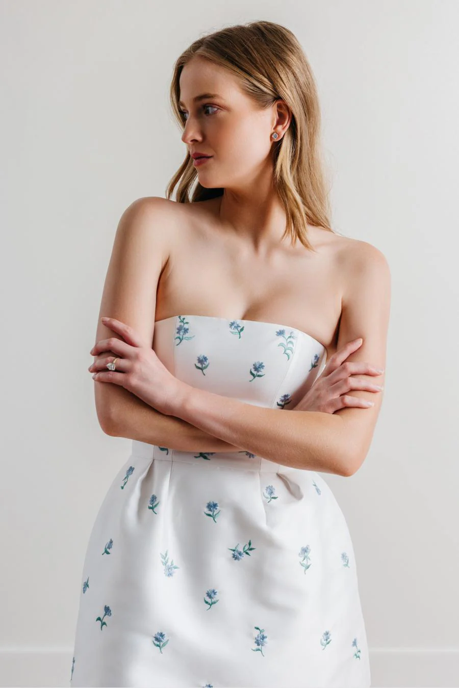 By Watters Little White Dress Etienne 32306 - Image 5