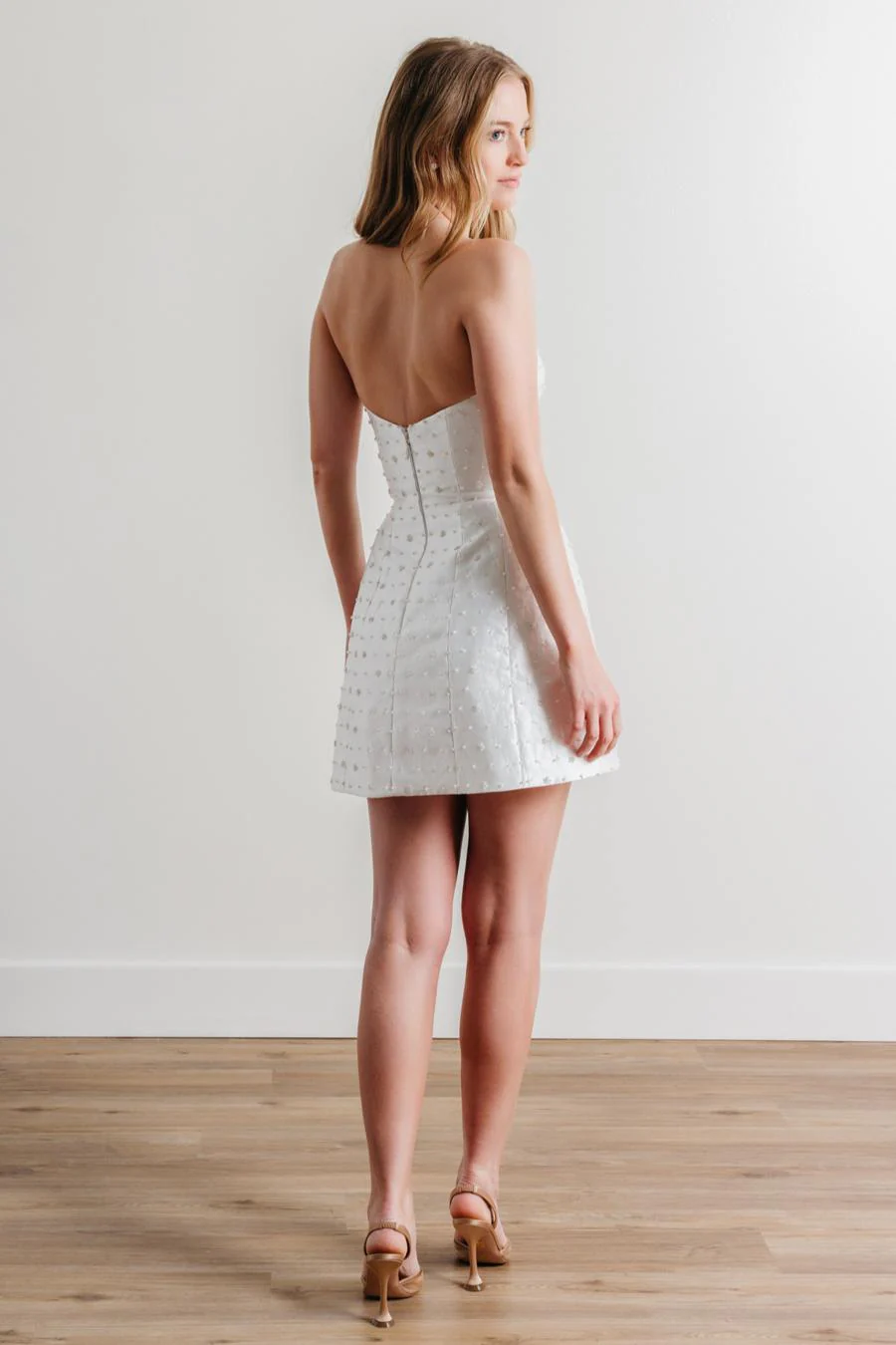 By Watters Little White Dress Gabriel 32400 - Image 6