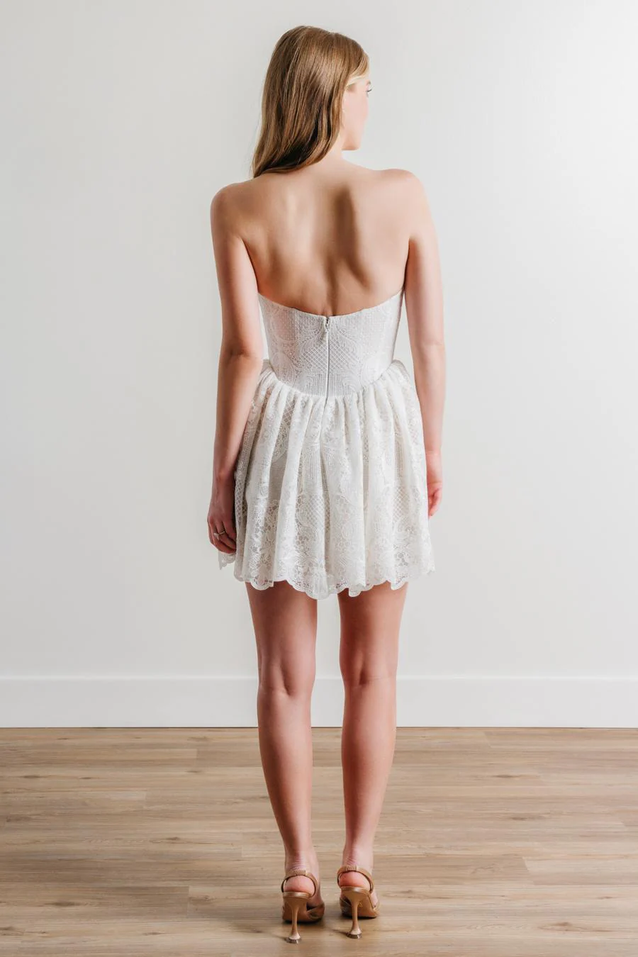By Watters Little White Dress Genevive 32119 - Image 2