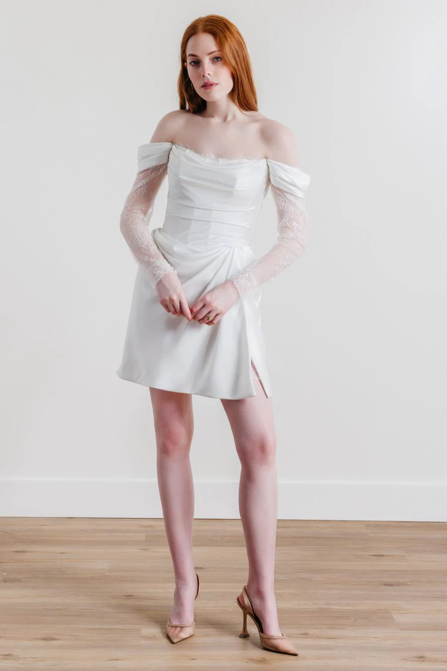 By Watters Little White Dress Hayworth 32500