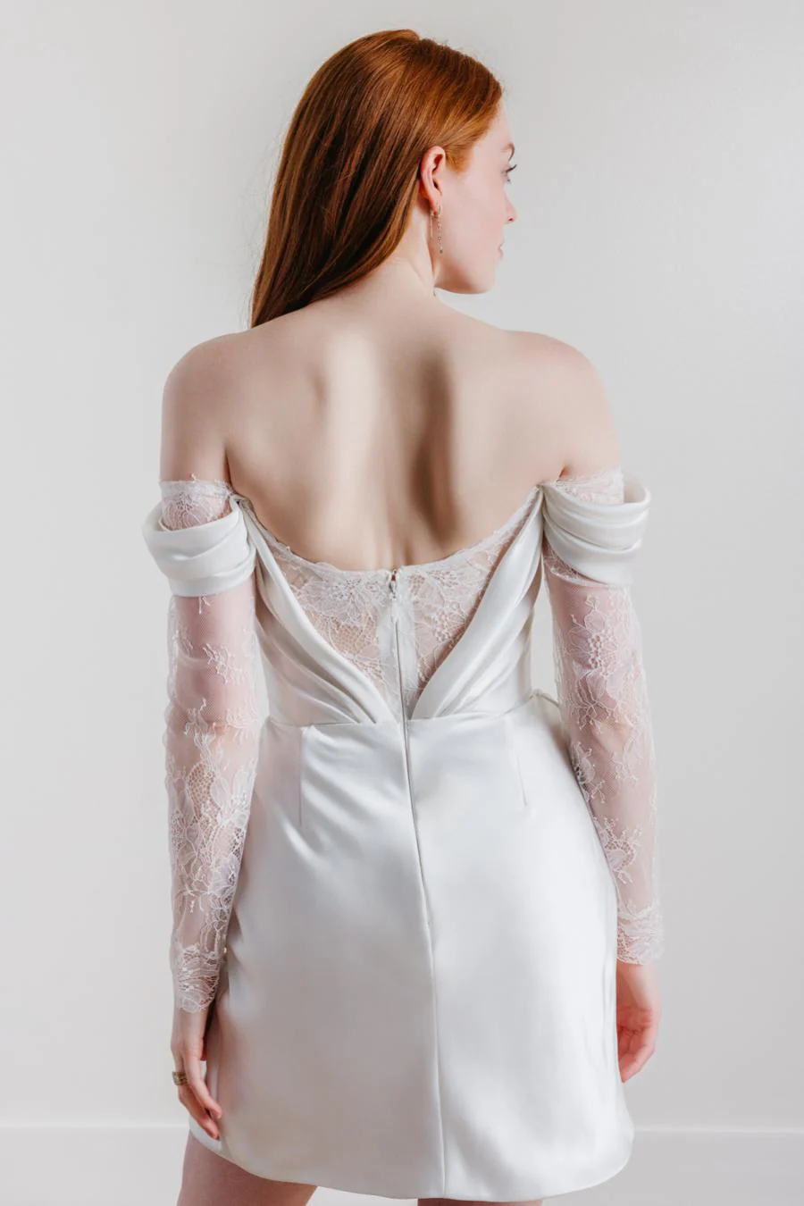 By Watters Little White Dress Hayworth 32500 - Image 5