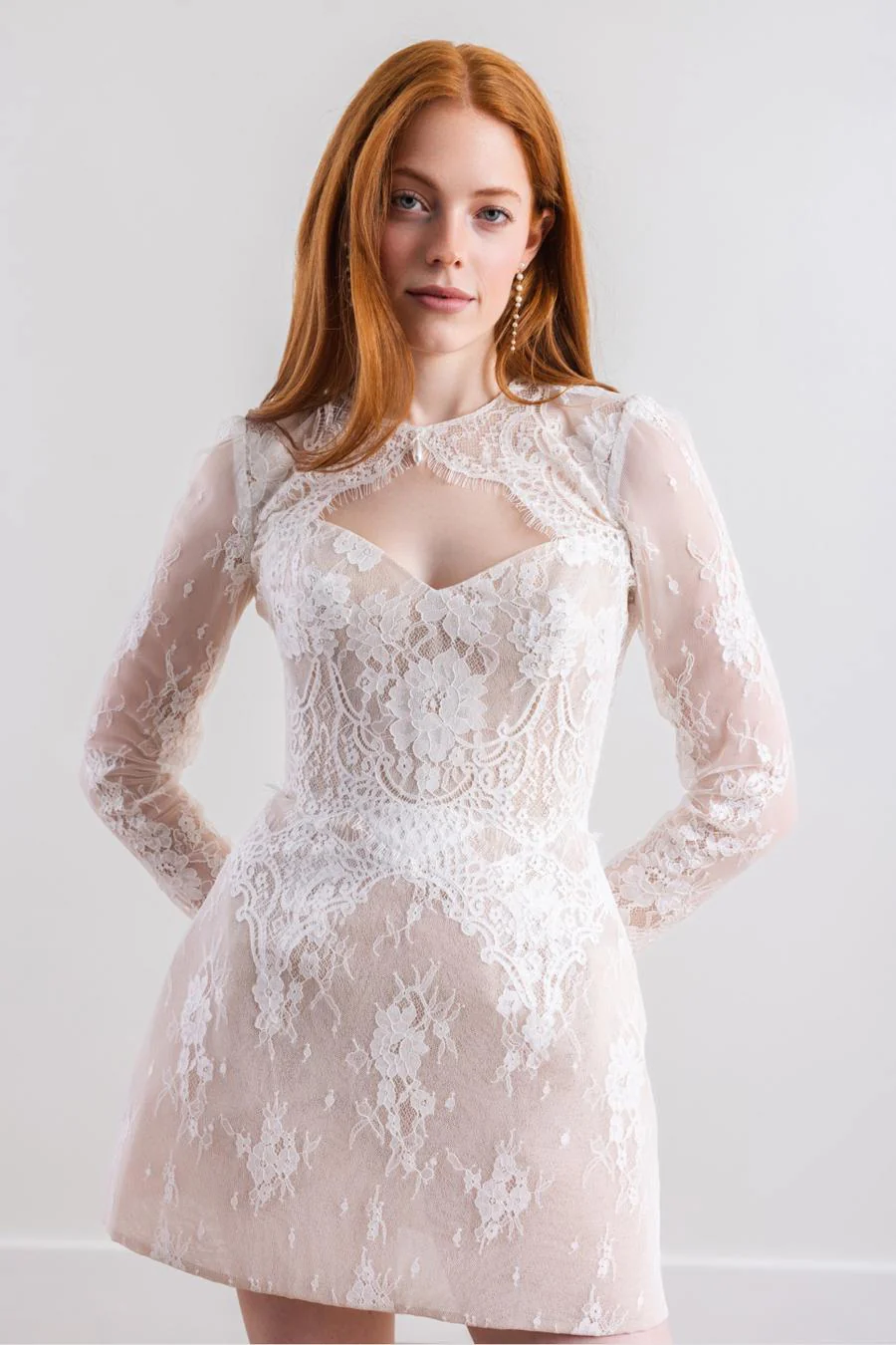 By Watters Little White Dress Leigh 32113 - Image 7