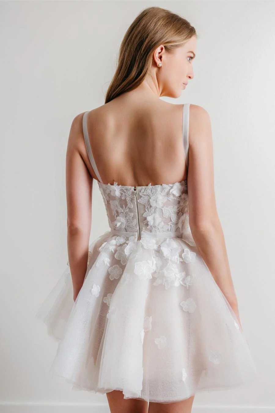 By Watters Little White Dress Magdelaine 31729 - Image 4