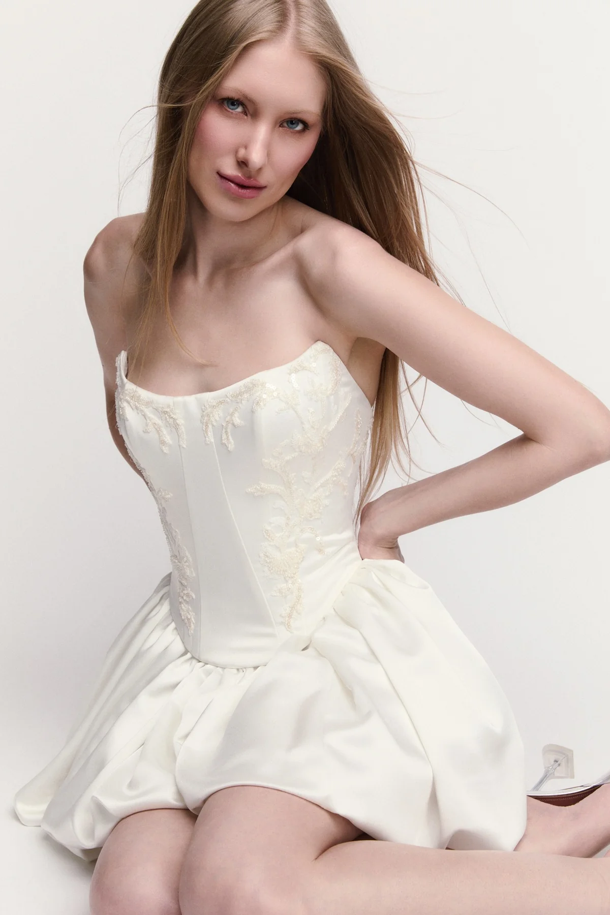 By Watters Little White Dress Maggie 31501 - Image 3