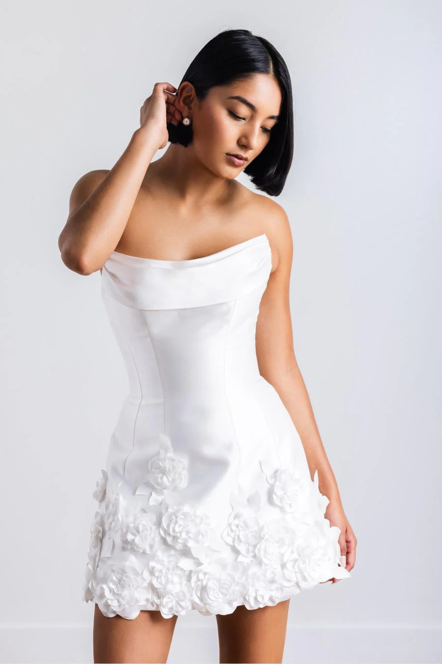 By Watters Little White Dress Ornament 31321 - Image 6
