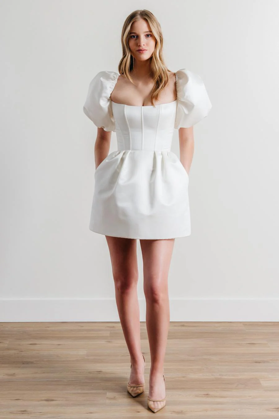 By Watters Little White Dress Pierre 31718