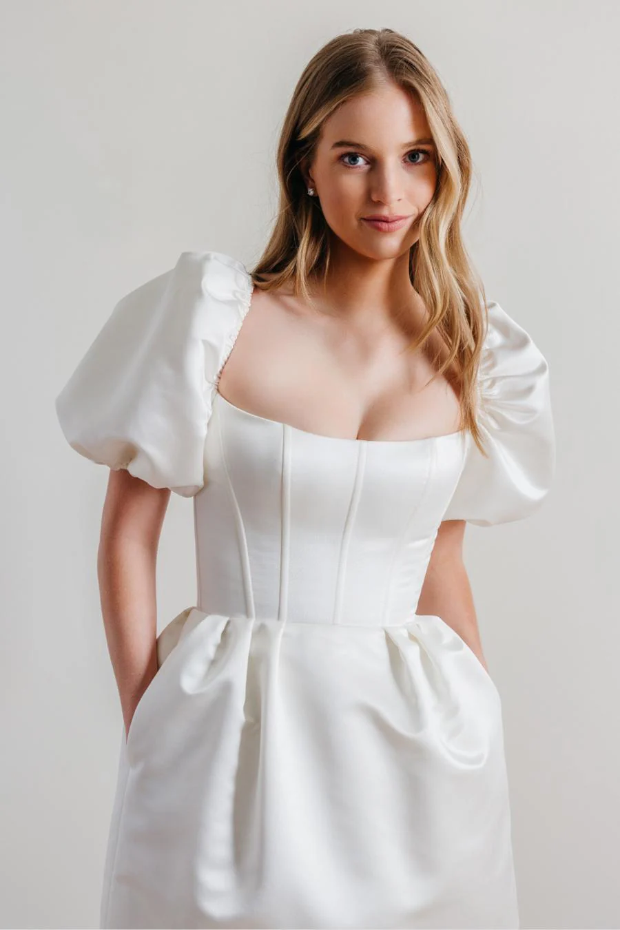 By Watters Little White Dress Pierre 31718 - Image 3