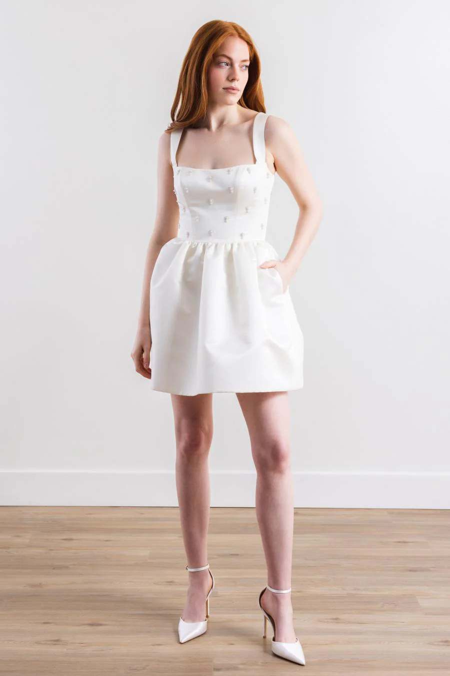 By Watters Little White Dress Prestley 32327 - Image 3