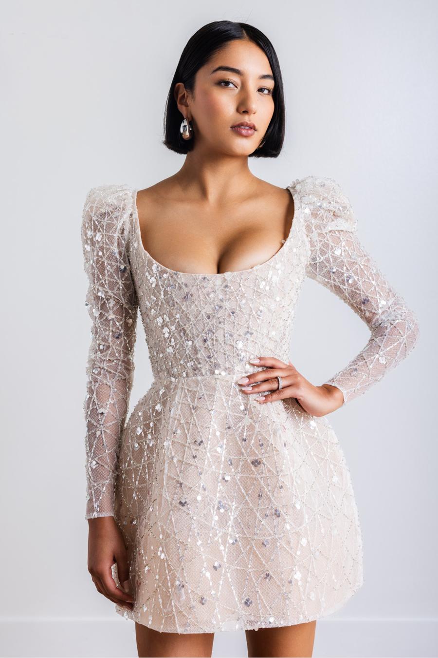 By Watters Little White Dress Sparkler 30409 - Image 3