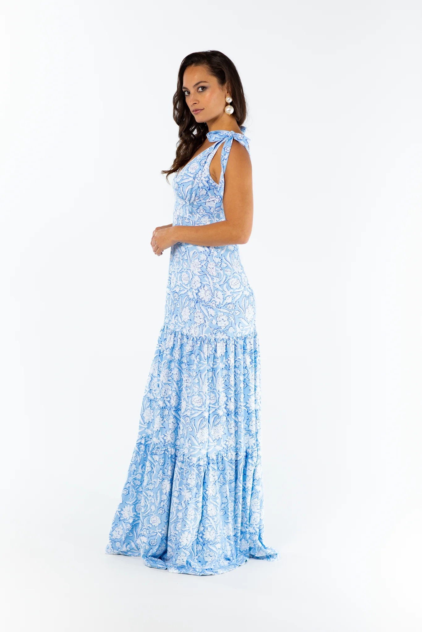 Clementine Dress in Ocean Mist - Image 2