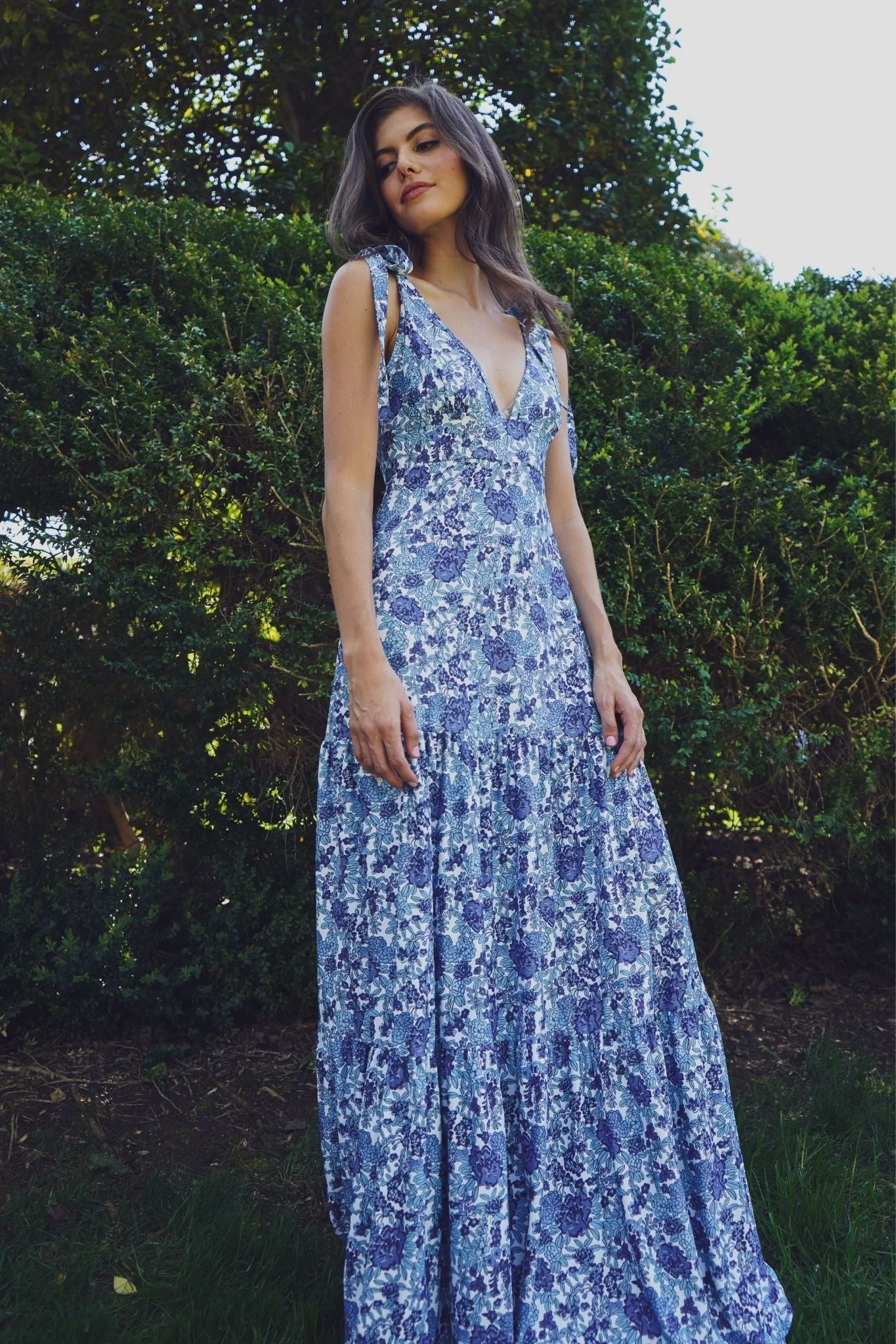 Clementine Dress in Porcelain Petals - Image 4