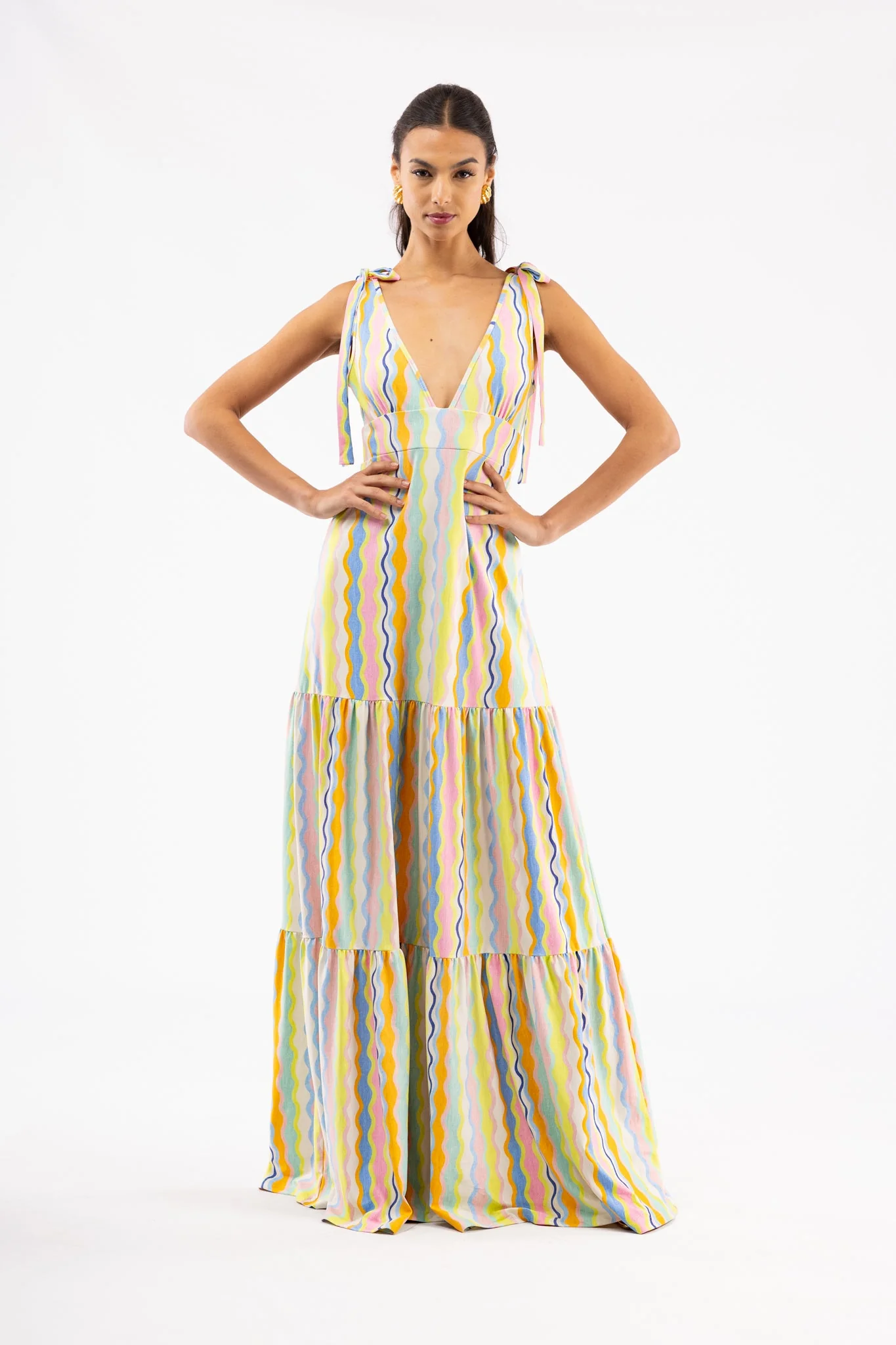 Clementine Dress in Summer Spritz - Image 2