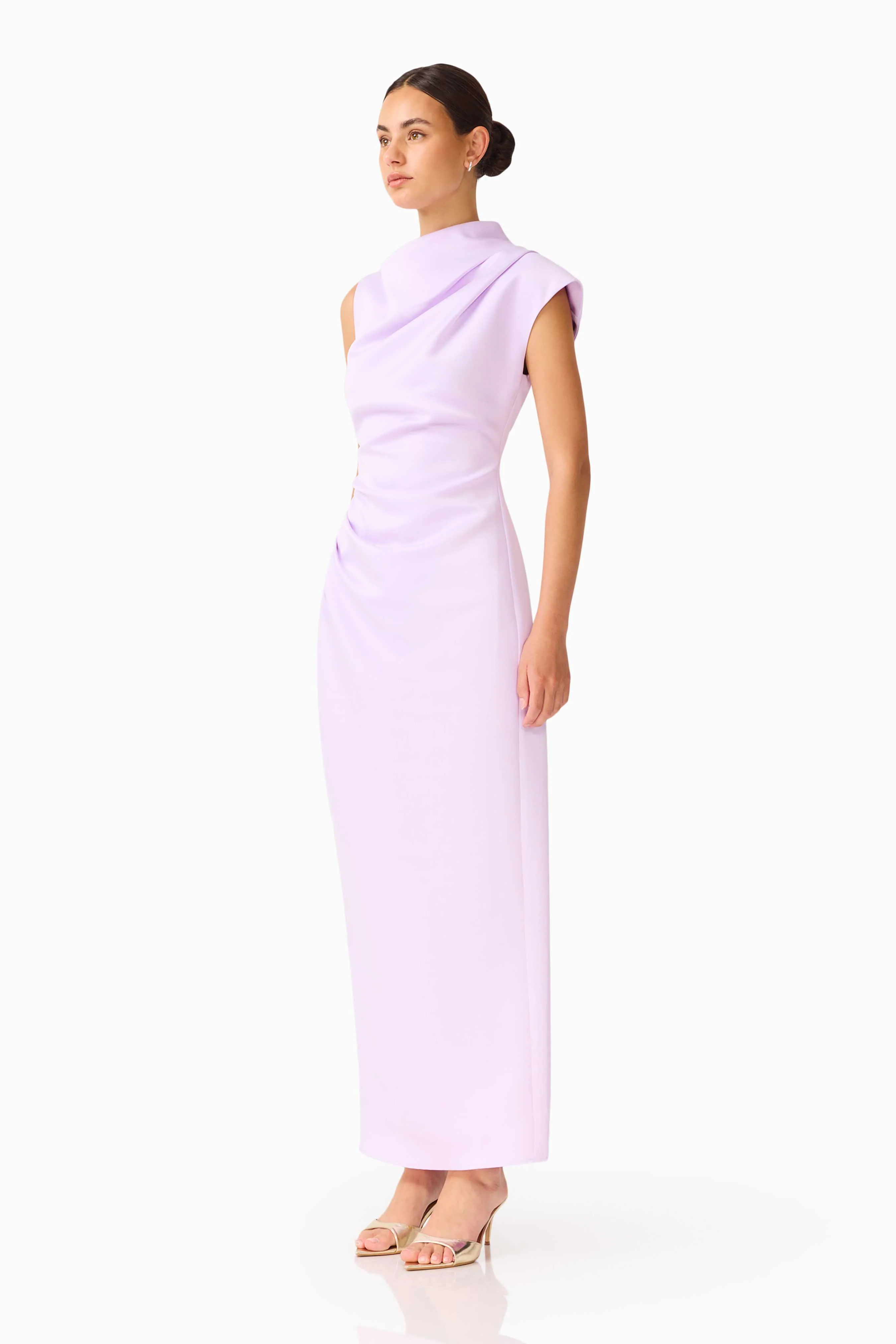 Coralie Maxi Gown in Lilac - Image 5