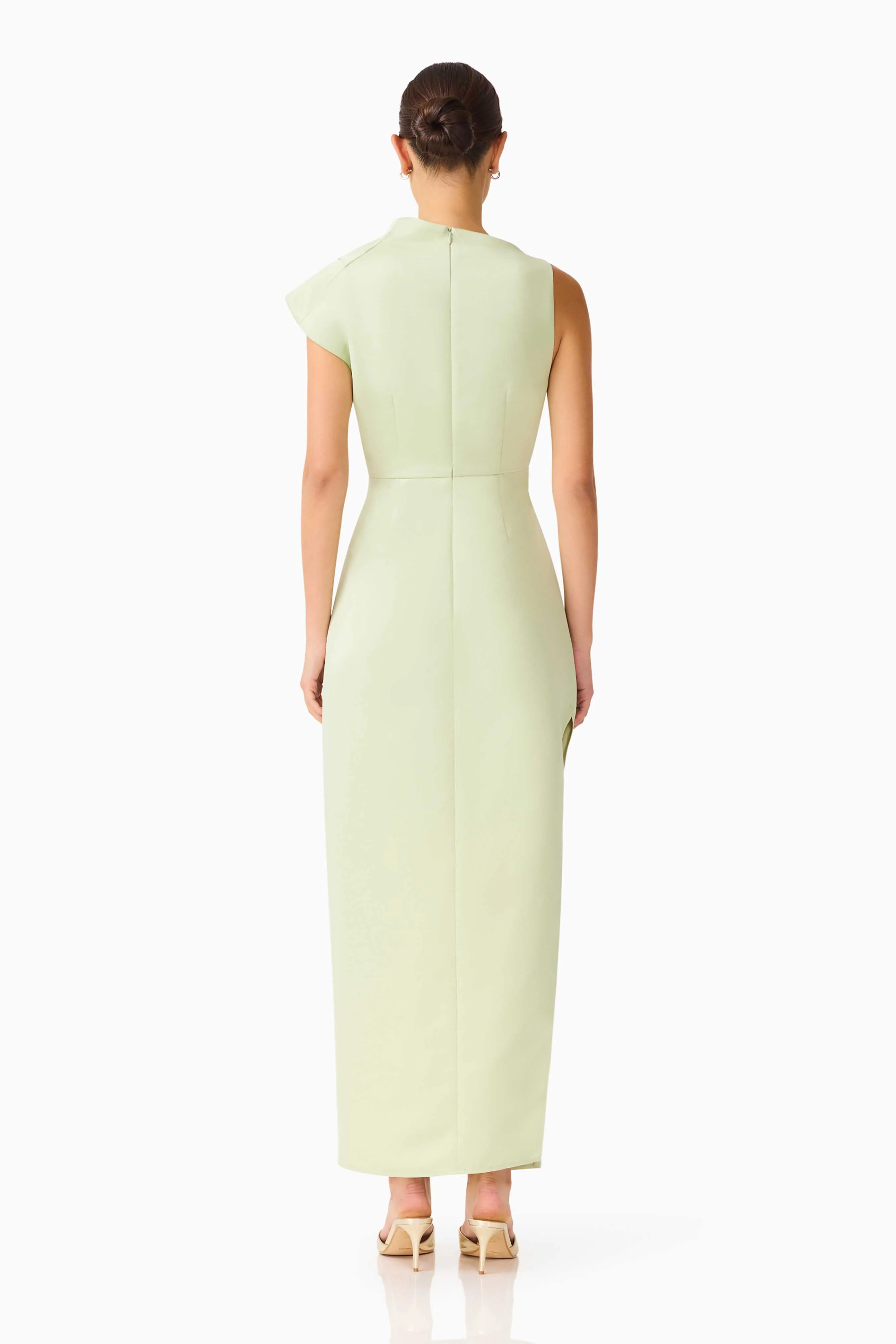 Coralie Maxi Gown in Sage Green - Image 5