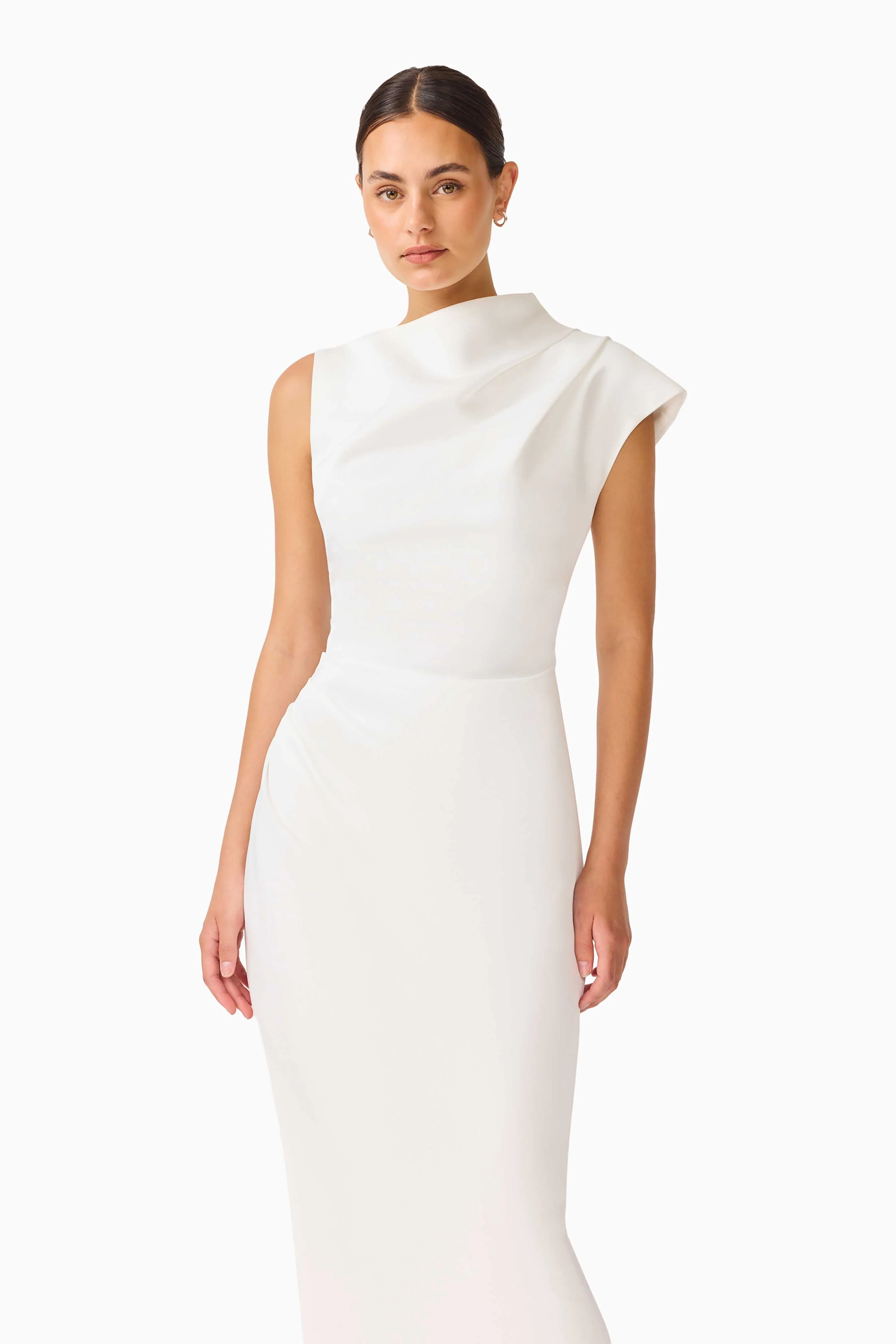 Coralie Maxi Gown in White - Image 3