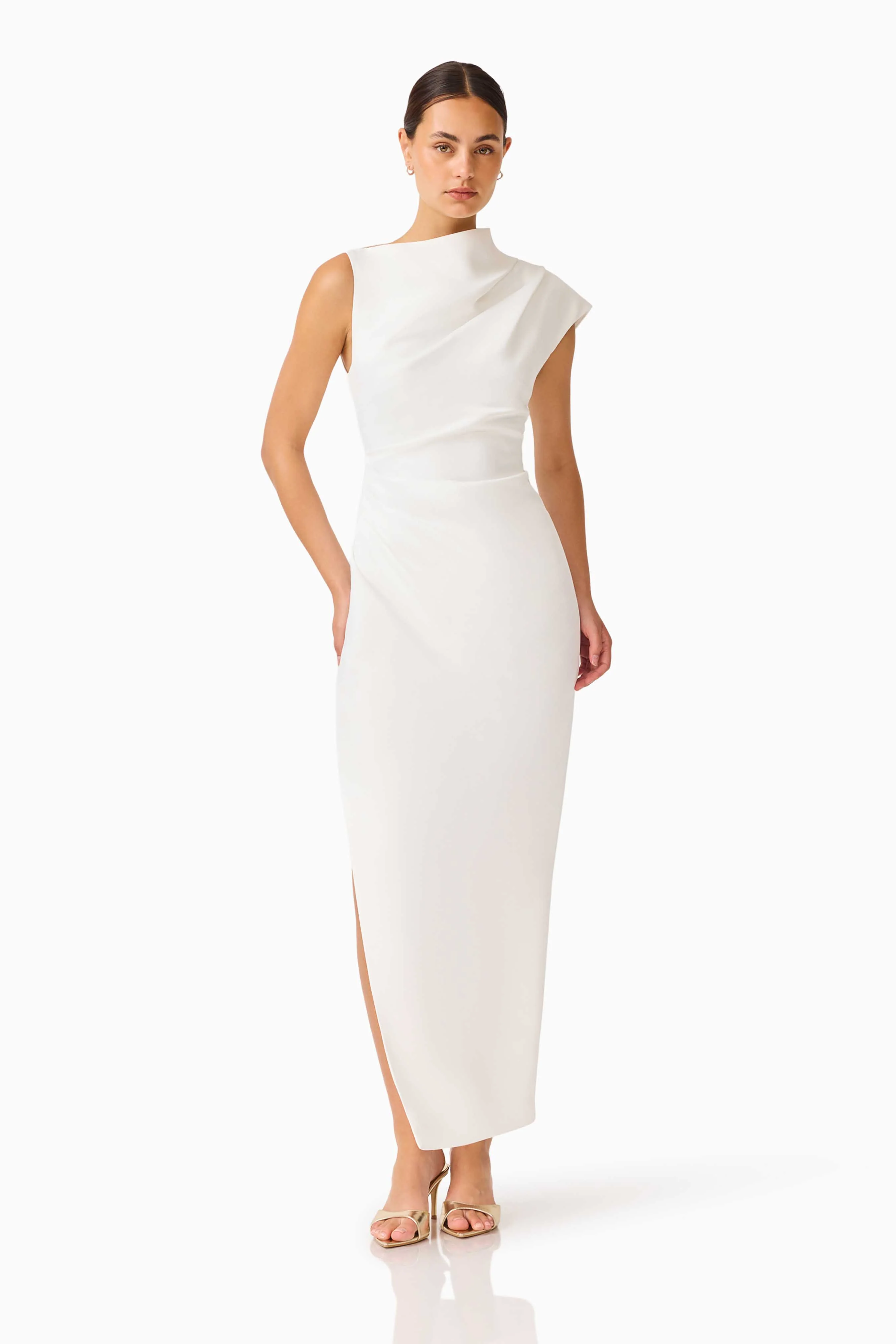 Coralie Maxi Gown in White - Image 5