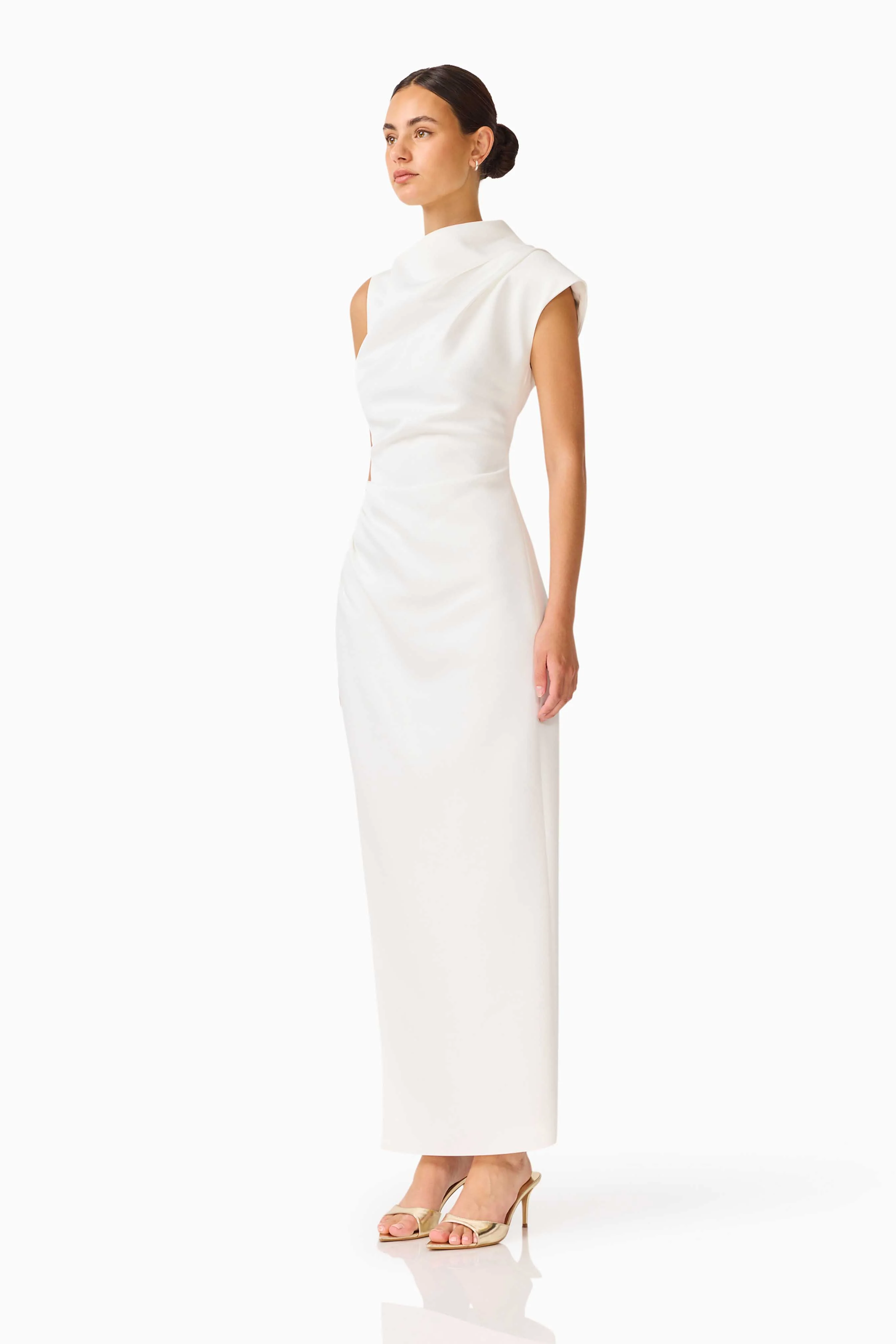 Coralie Maxi Gown in White - Image 6