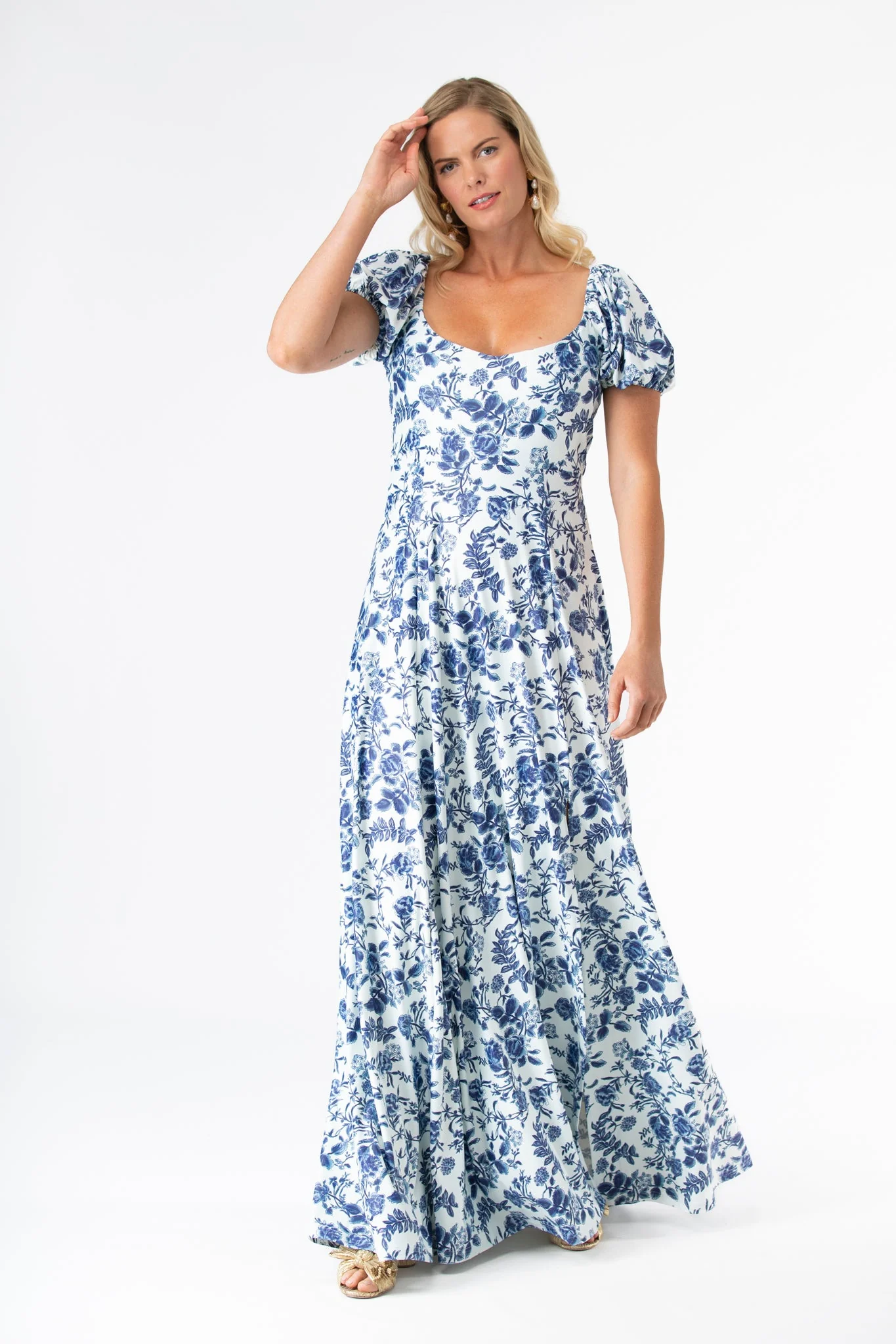 Elizabeth Dress in Evening Garden