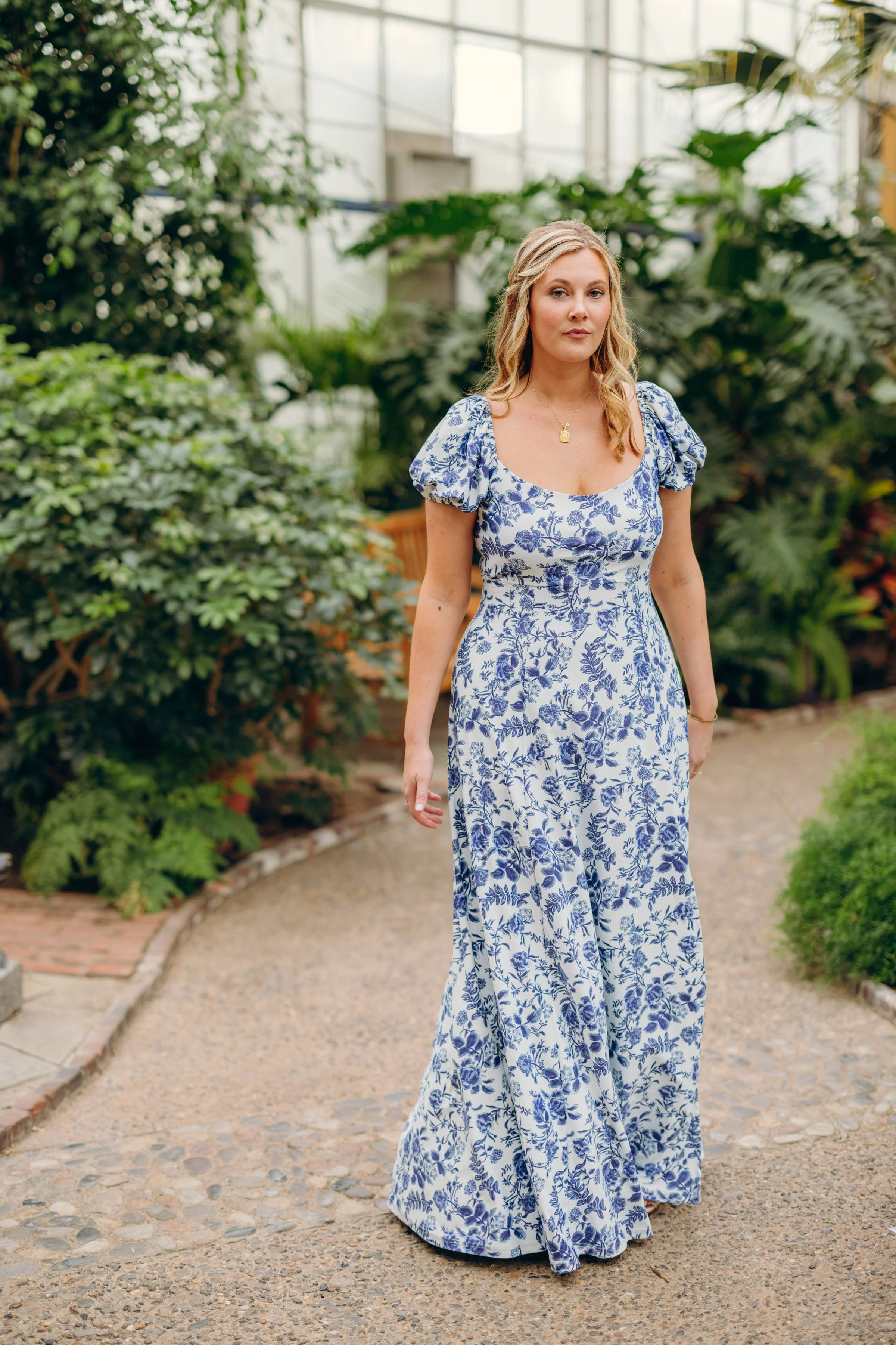 Elizabeth Dress in Evening Garden - Image 2