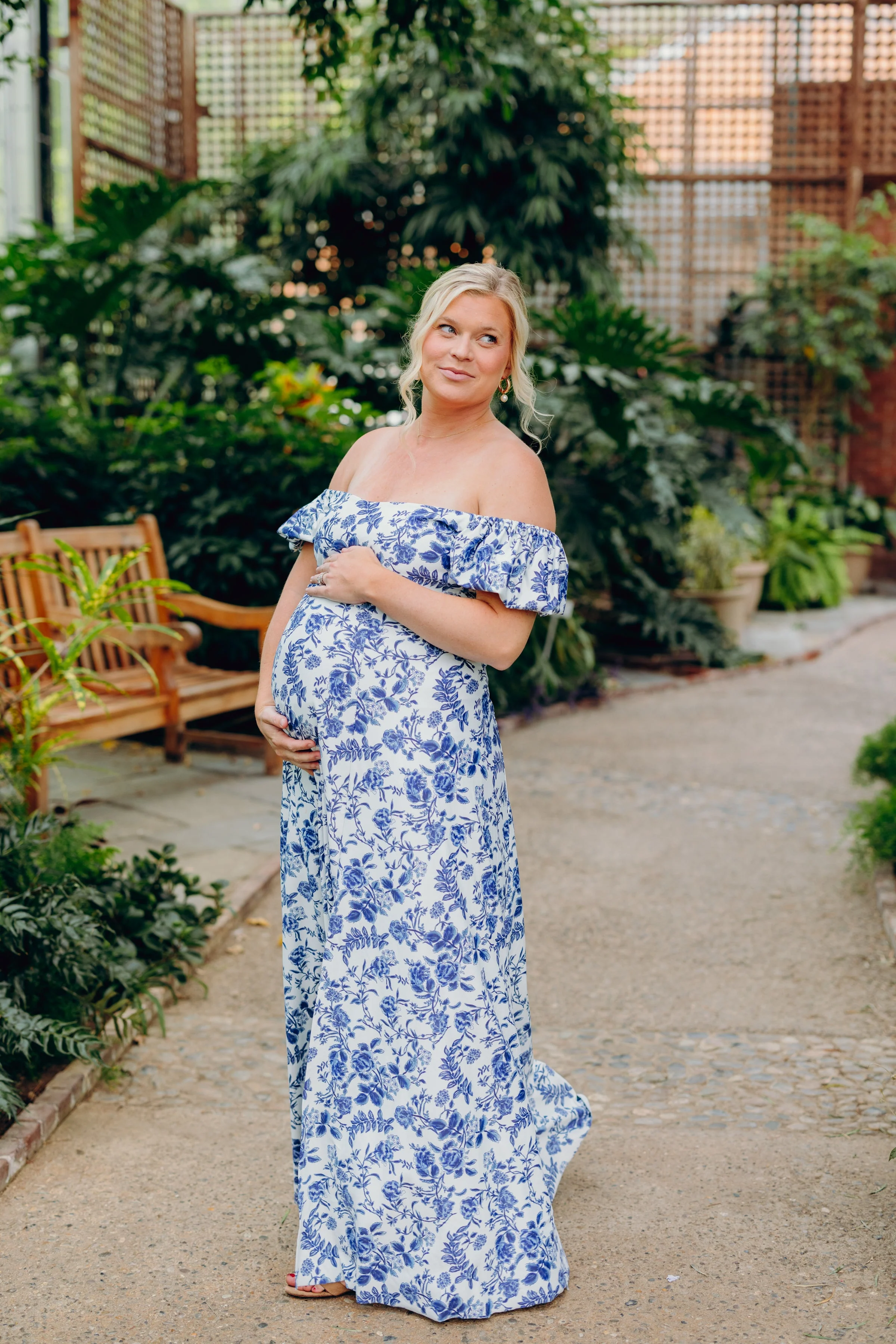 Elizabeth Dress in Evening Garden - Image 5