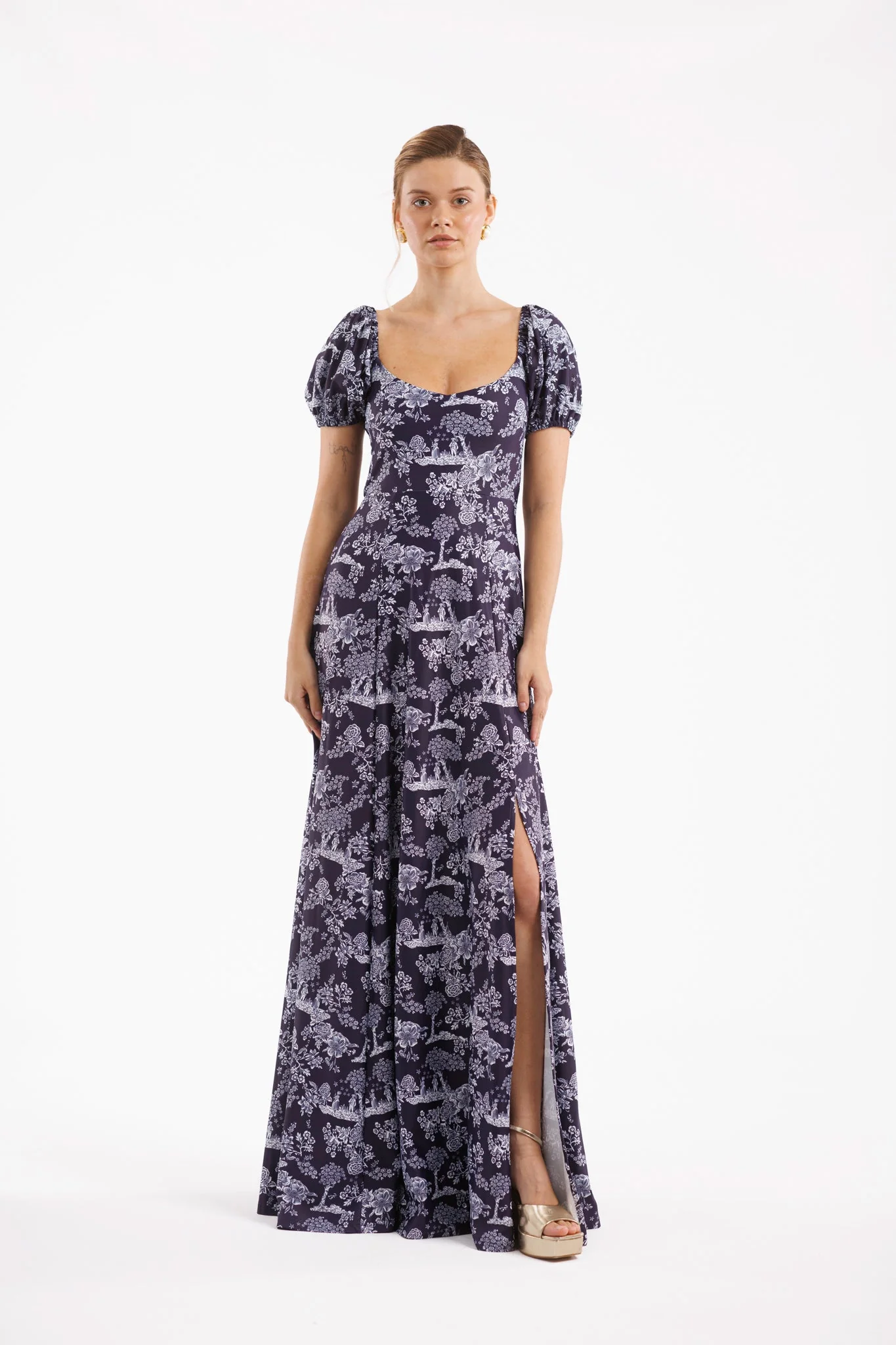 Elizabeth Dress in French Country Navy - Image 6