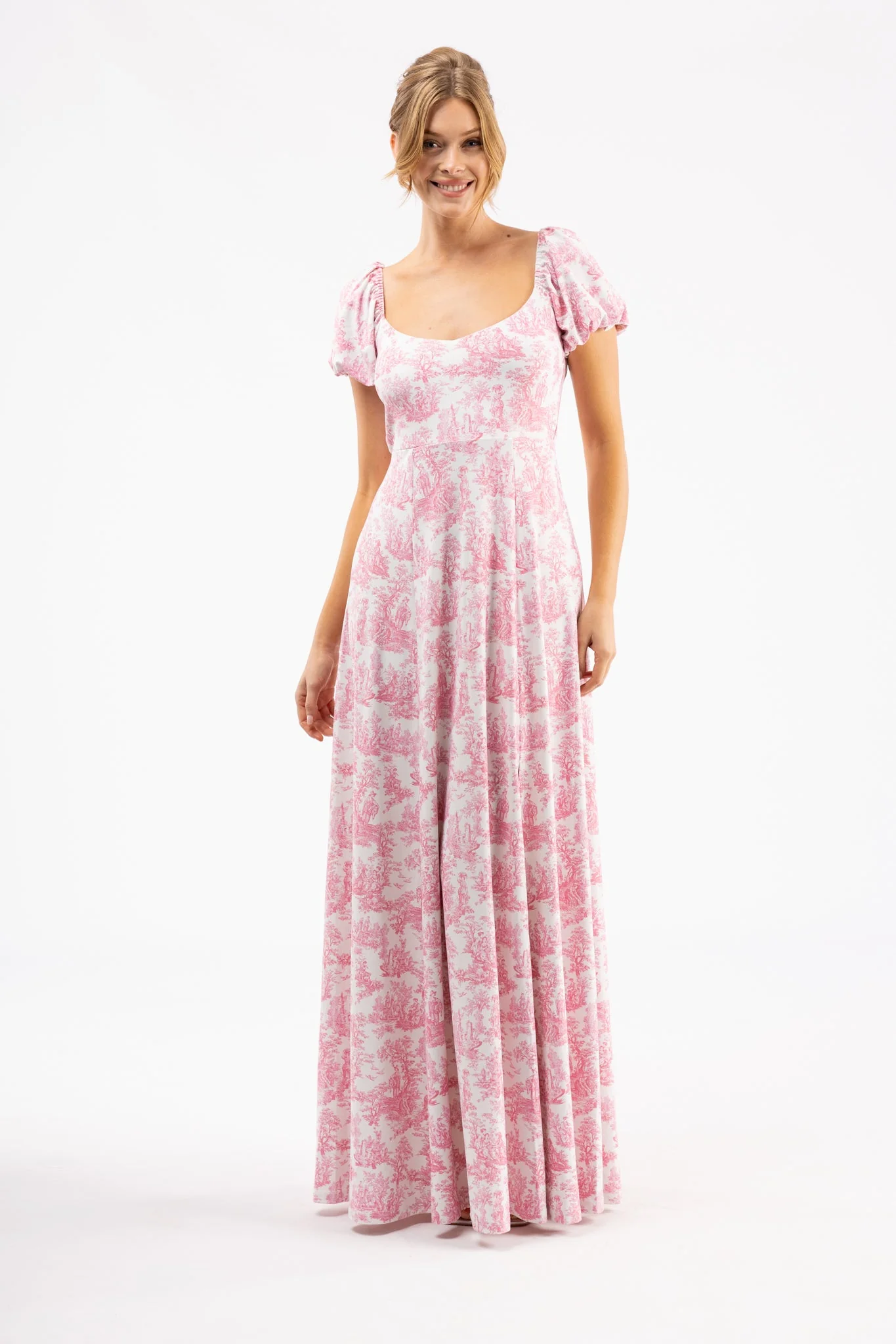 Elizabeth Dress in Love Thorn Rose