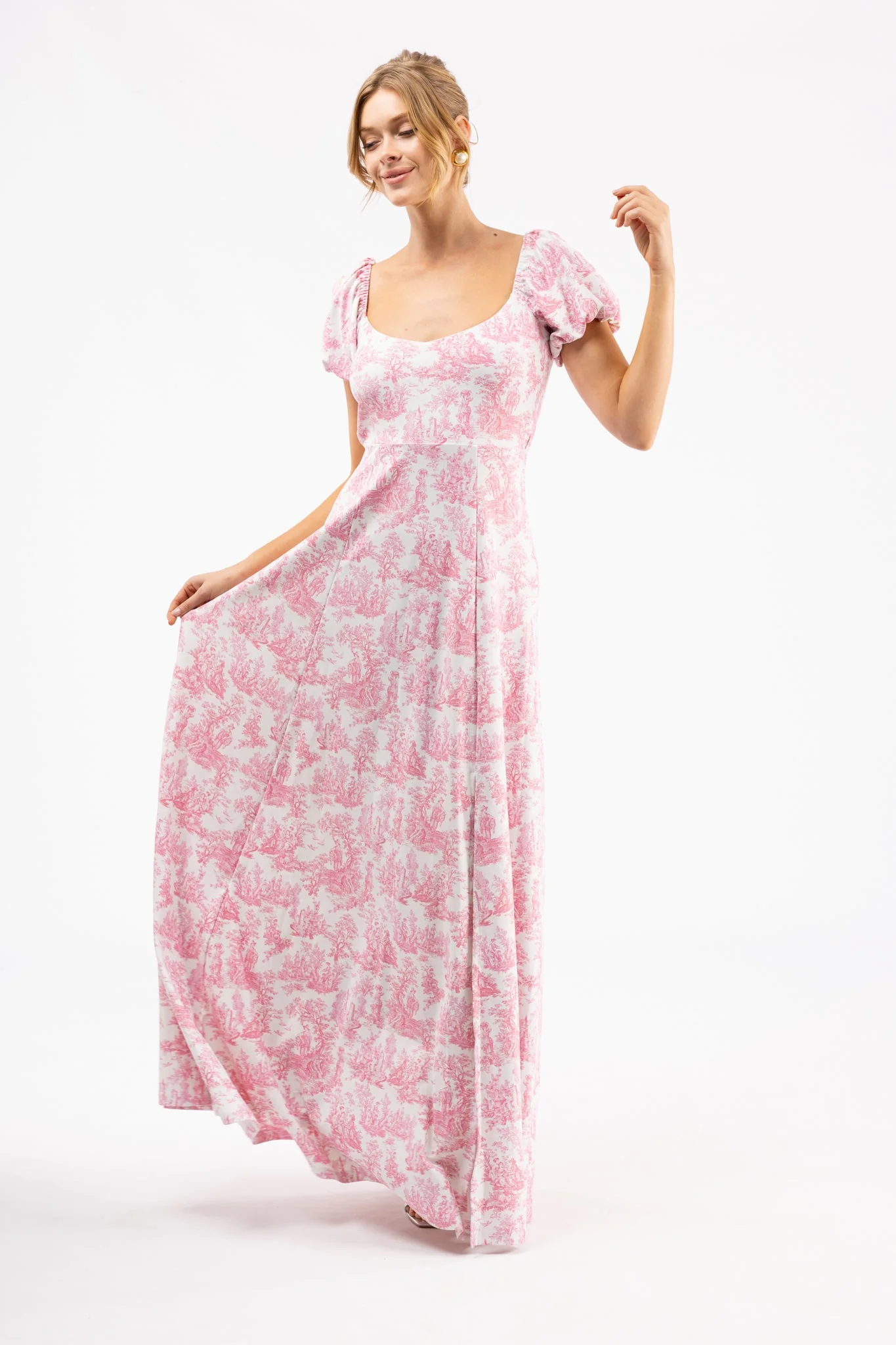 Elizabeth Dress in Love Thorn Rose - Image 2