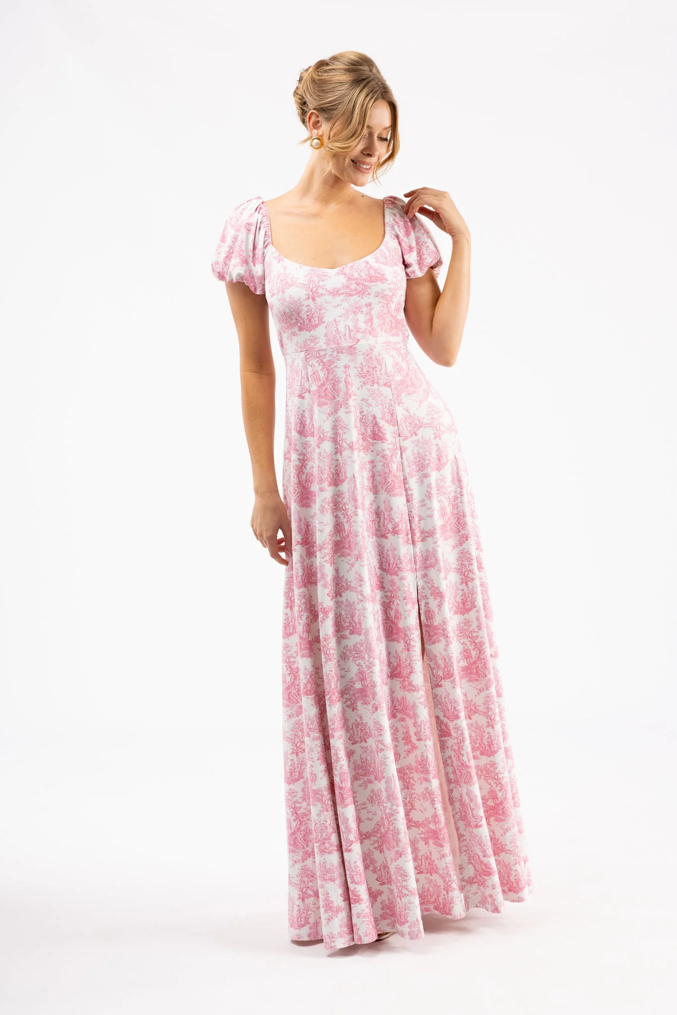 Elizabeth Dress in Love Thorn Rose - Image 3