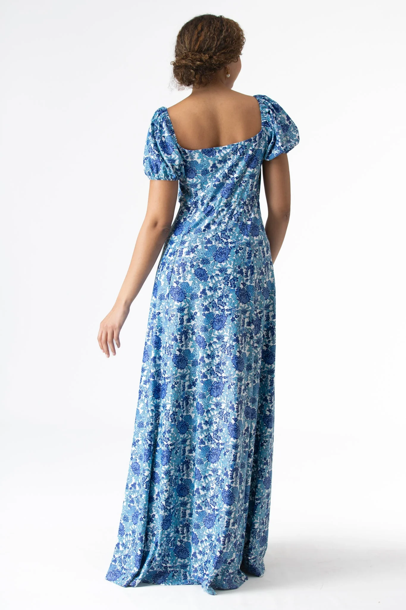 Elizabeth Dress in Porcelain Petals - Image 5